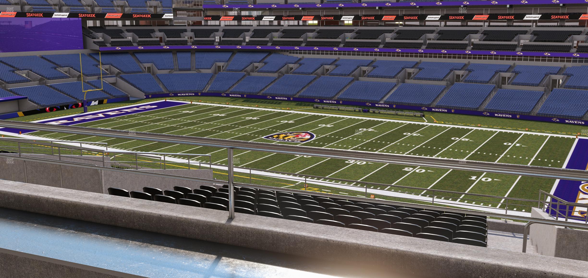 Seating view for M&T Bank Stadium Section Suite 311