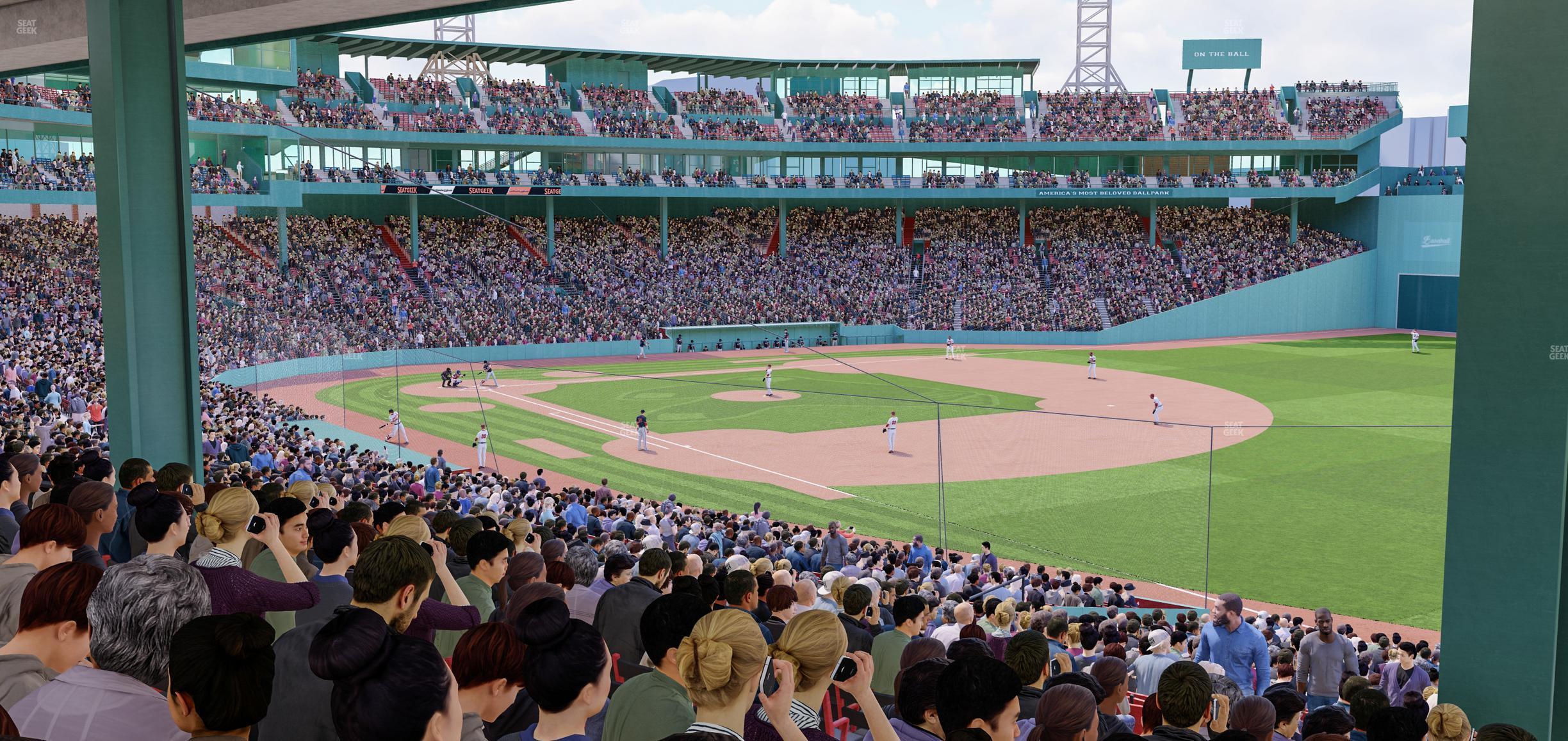 Seating view for Fenway Park Section Grandstand 9