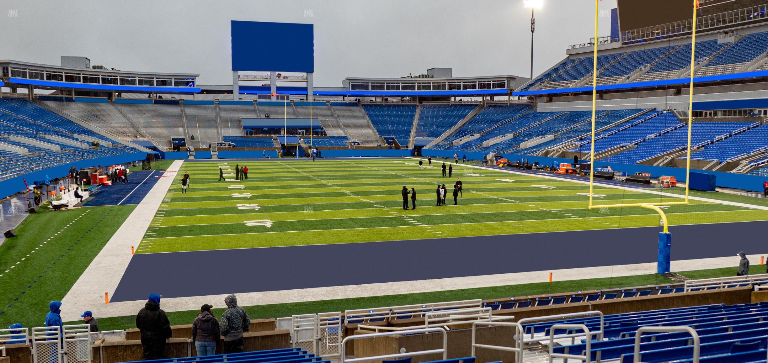 Seating view for Kroger Field Section 14