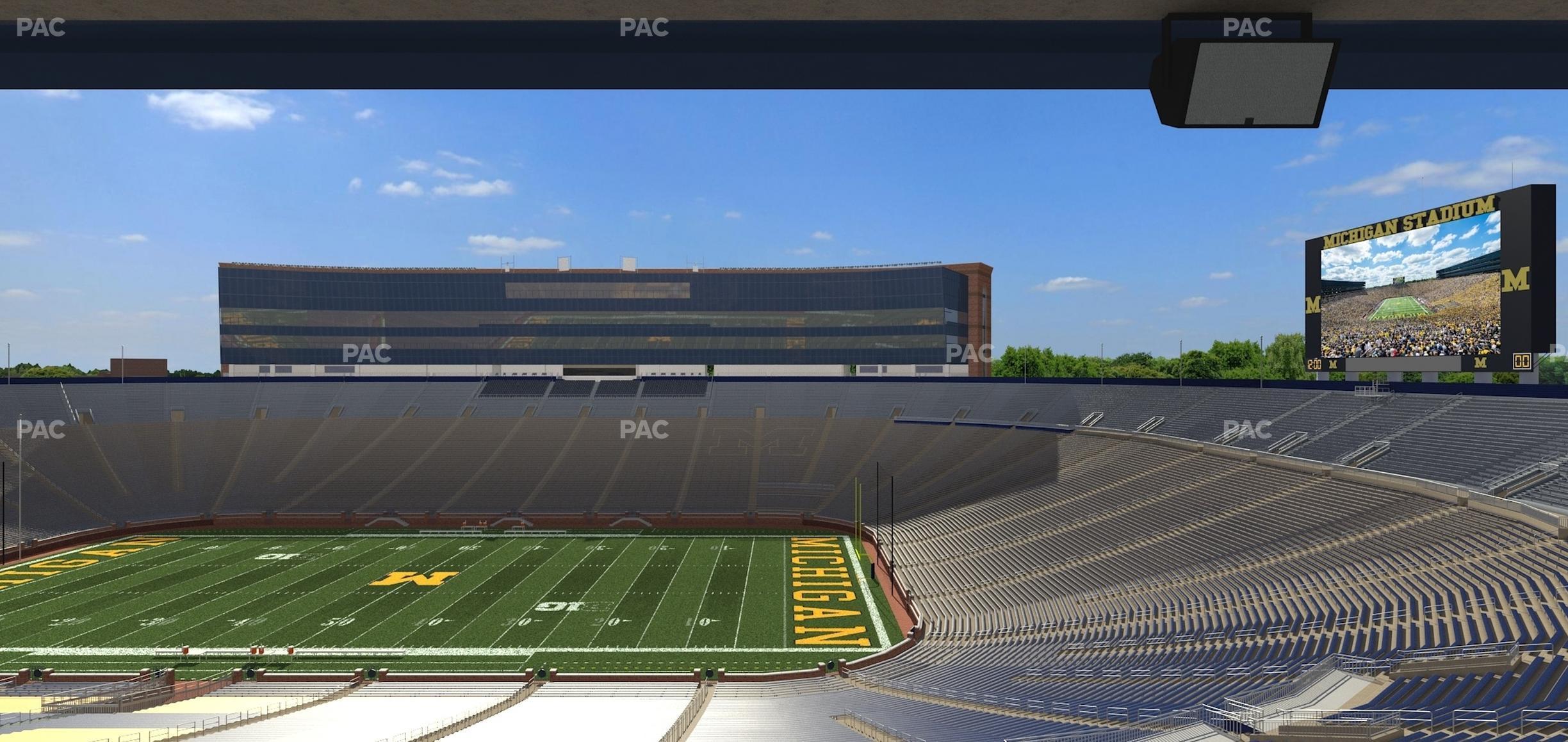 Seating view for Michigan Stadium Section 313