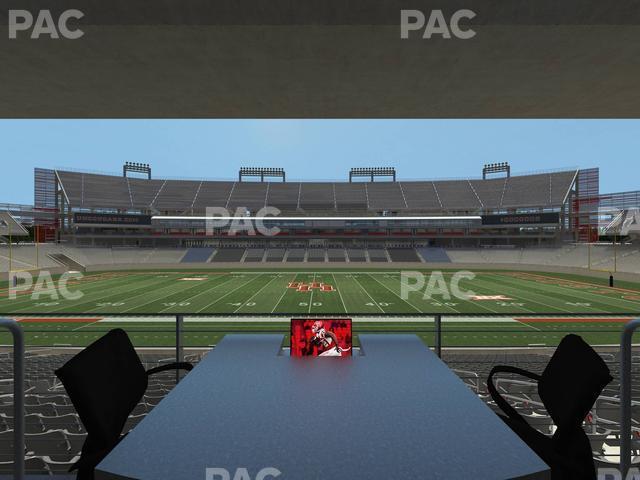 Seating view for TDECU Stadium Section Loge Box 34