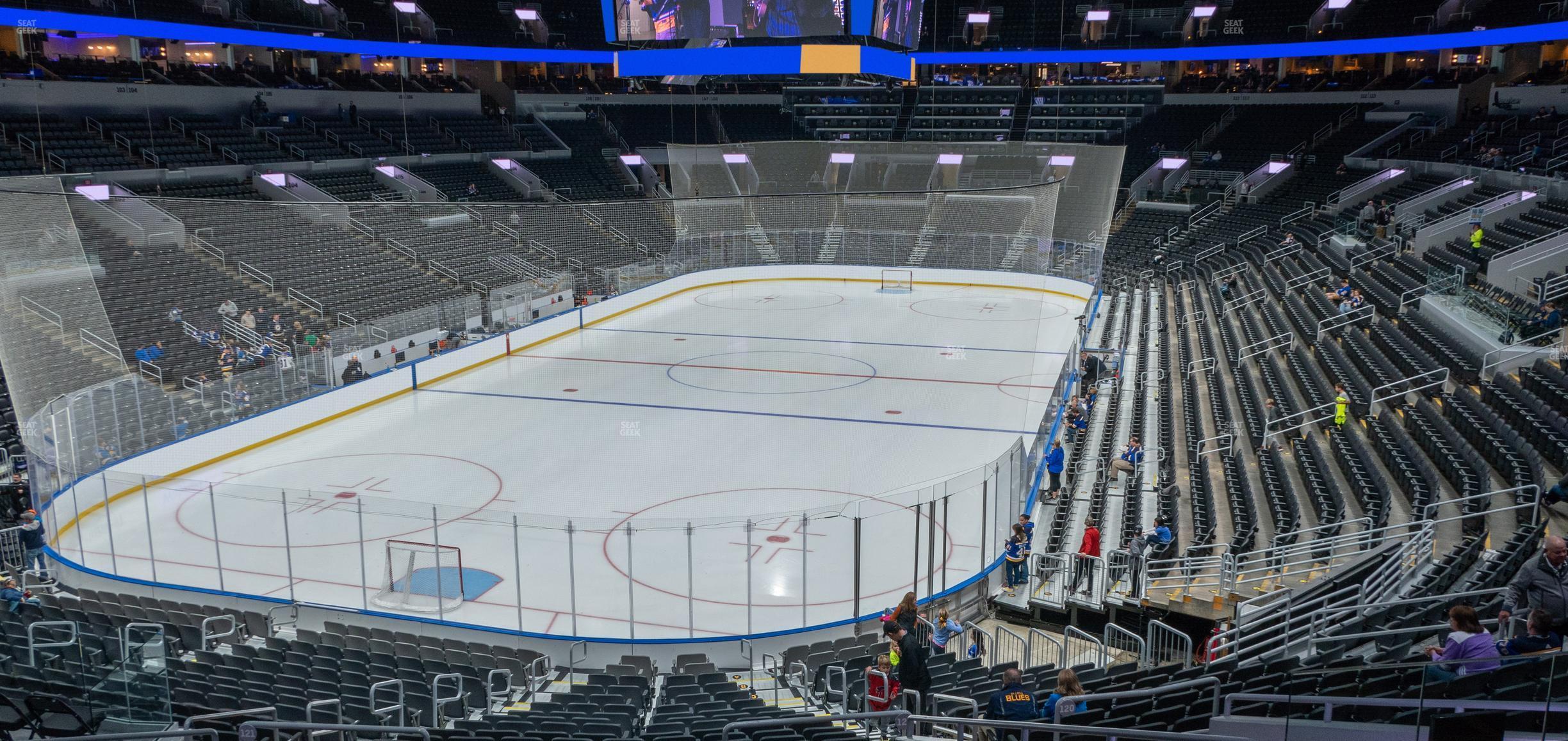 Seating view for Enterprise Center Section 121