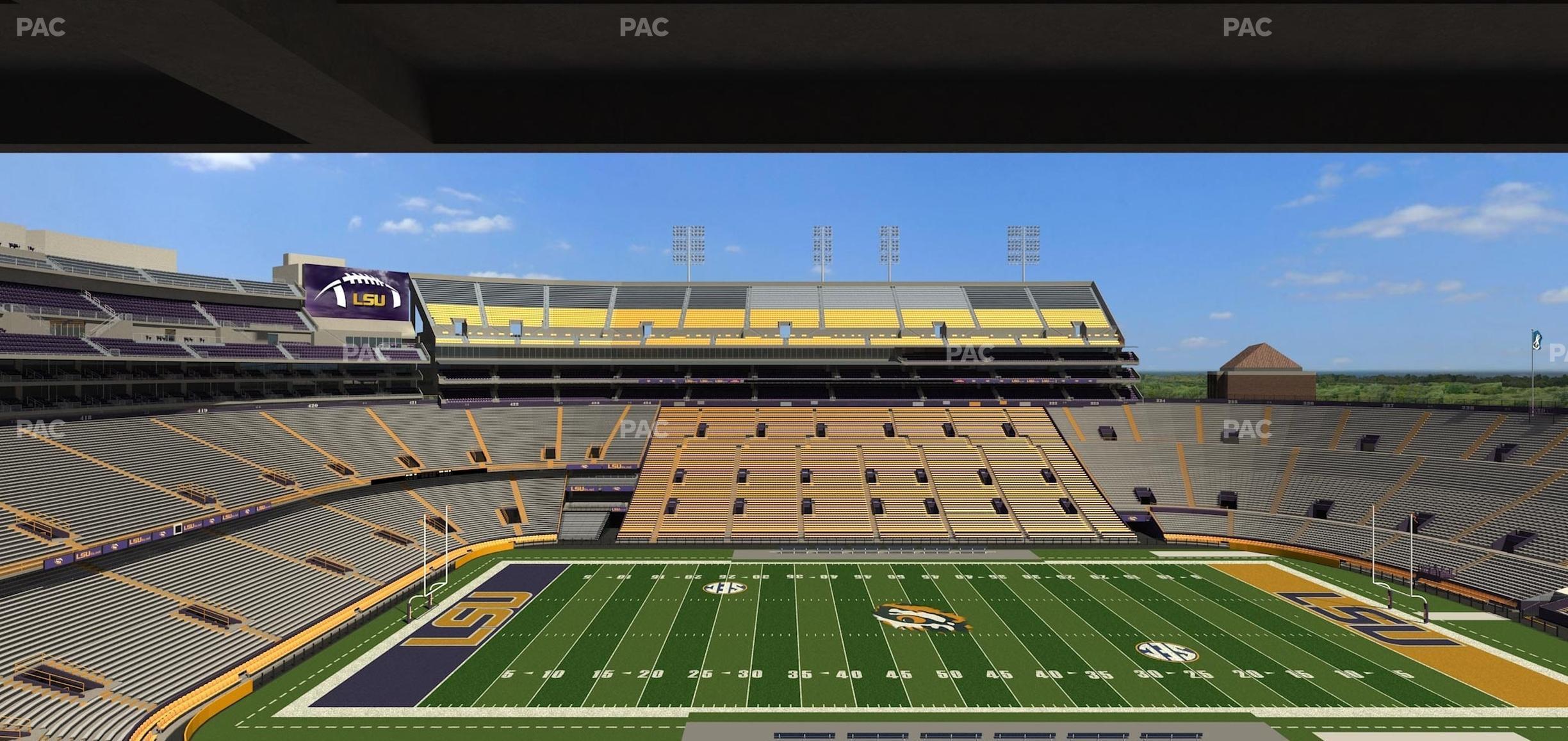 Seating view for Tiger Stadium Section Suite 216