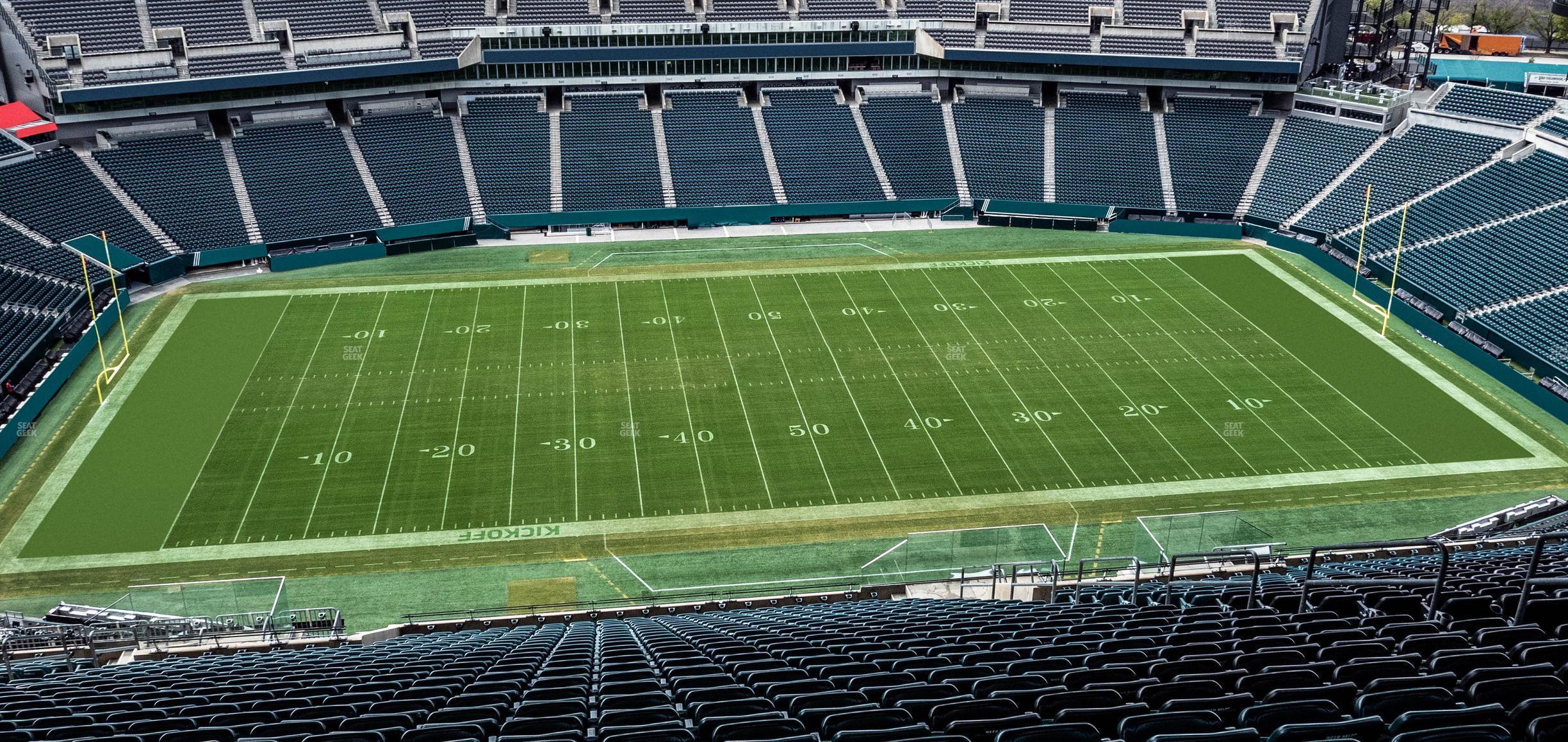 Seating view for Lincoln Financial Field Section 224