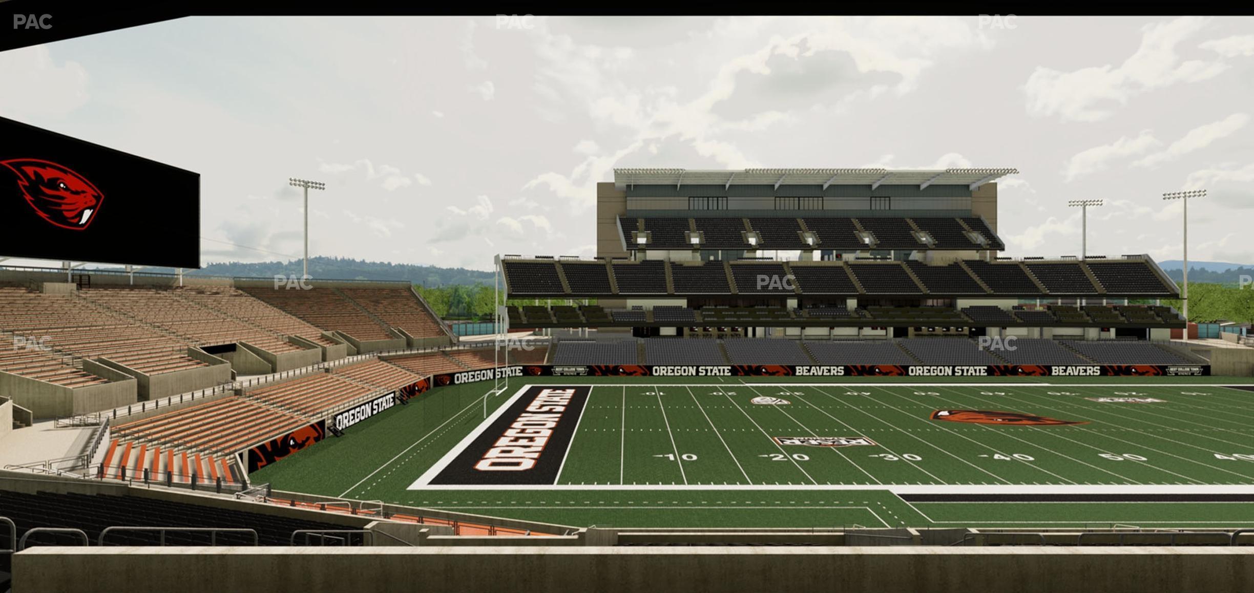 Seating view for Reser Stadium Section 119