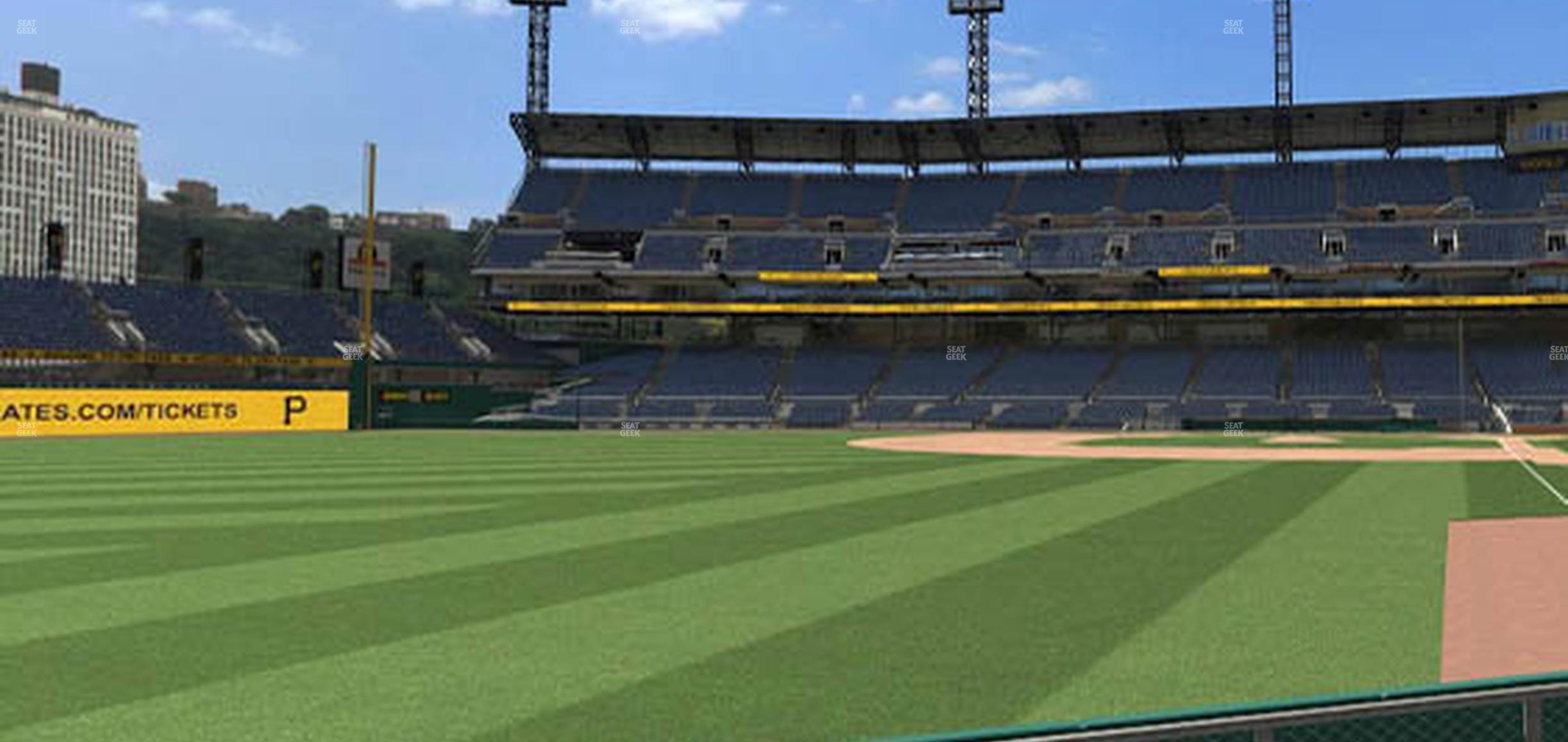 Seating view for PNC Park Section 133