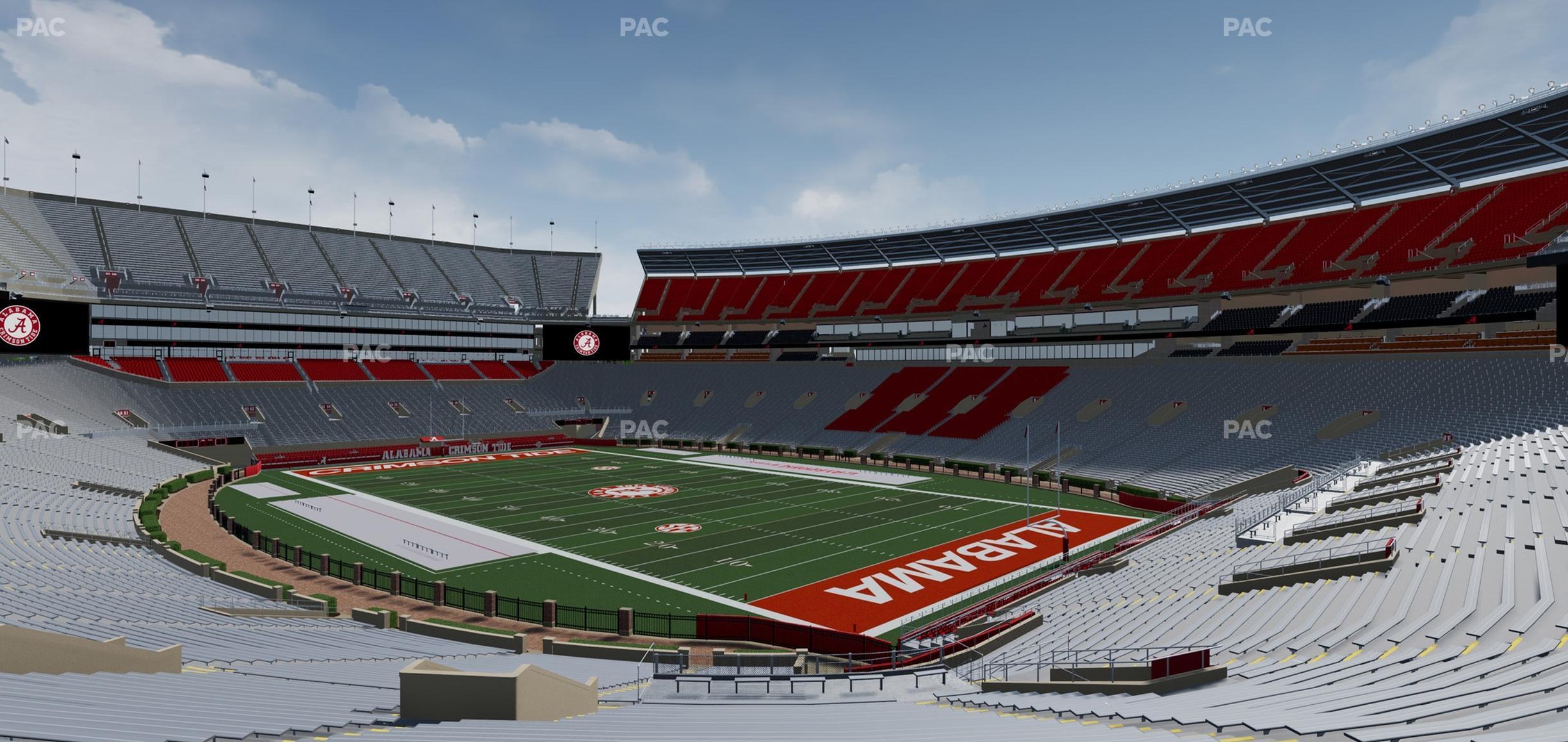 Seating view for Bryant Denny Stadium Section Nn