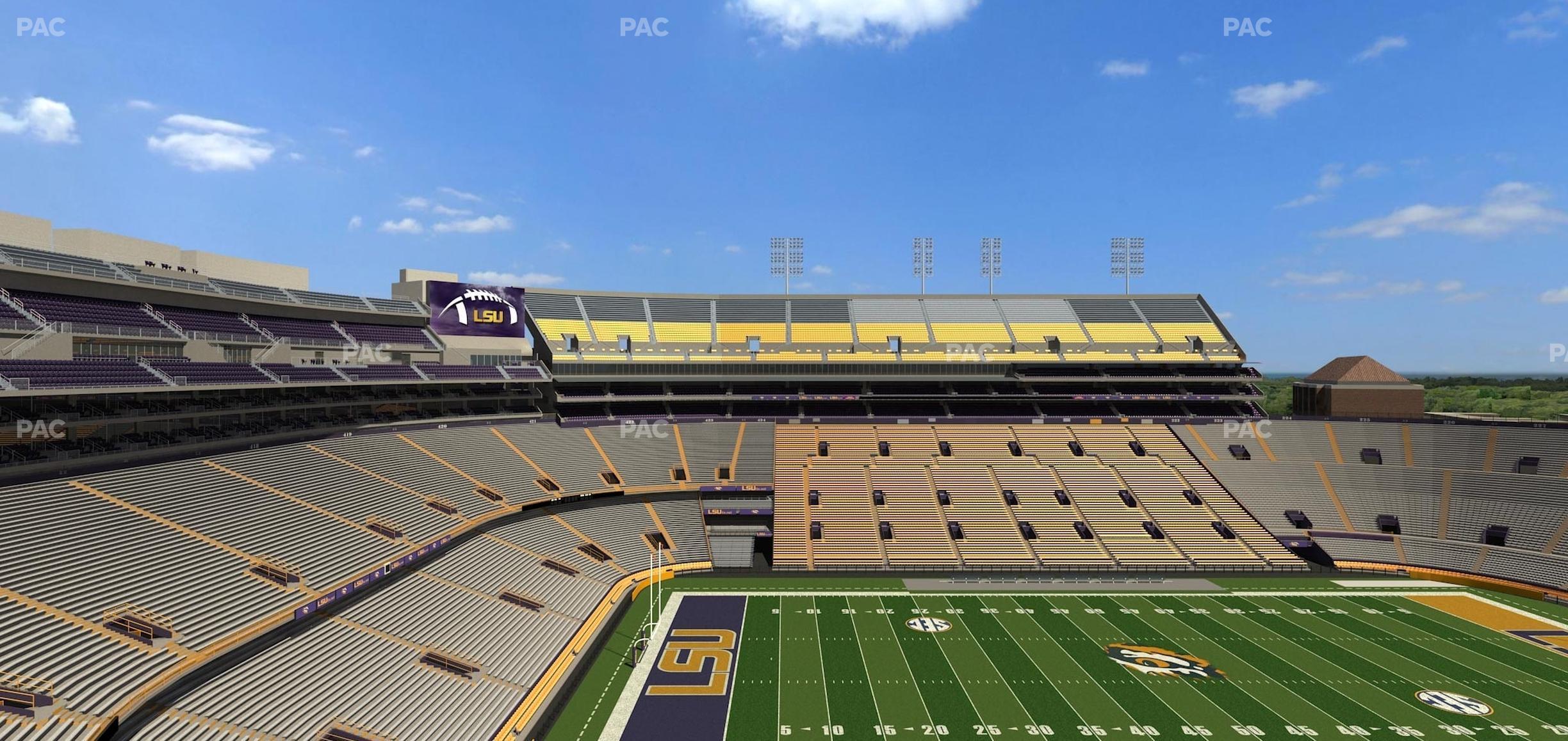 Seating view for Tiger Stadium Section 539