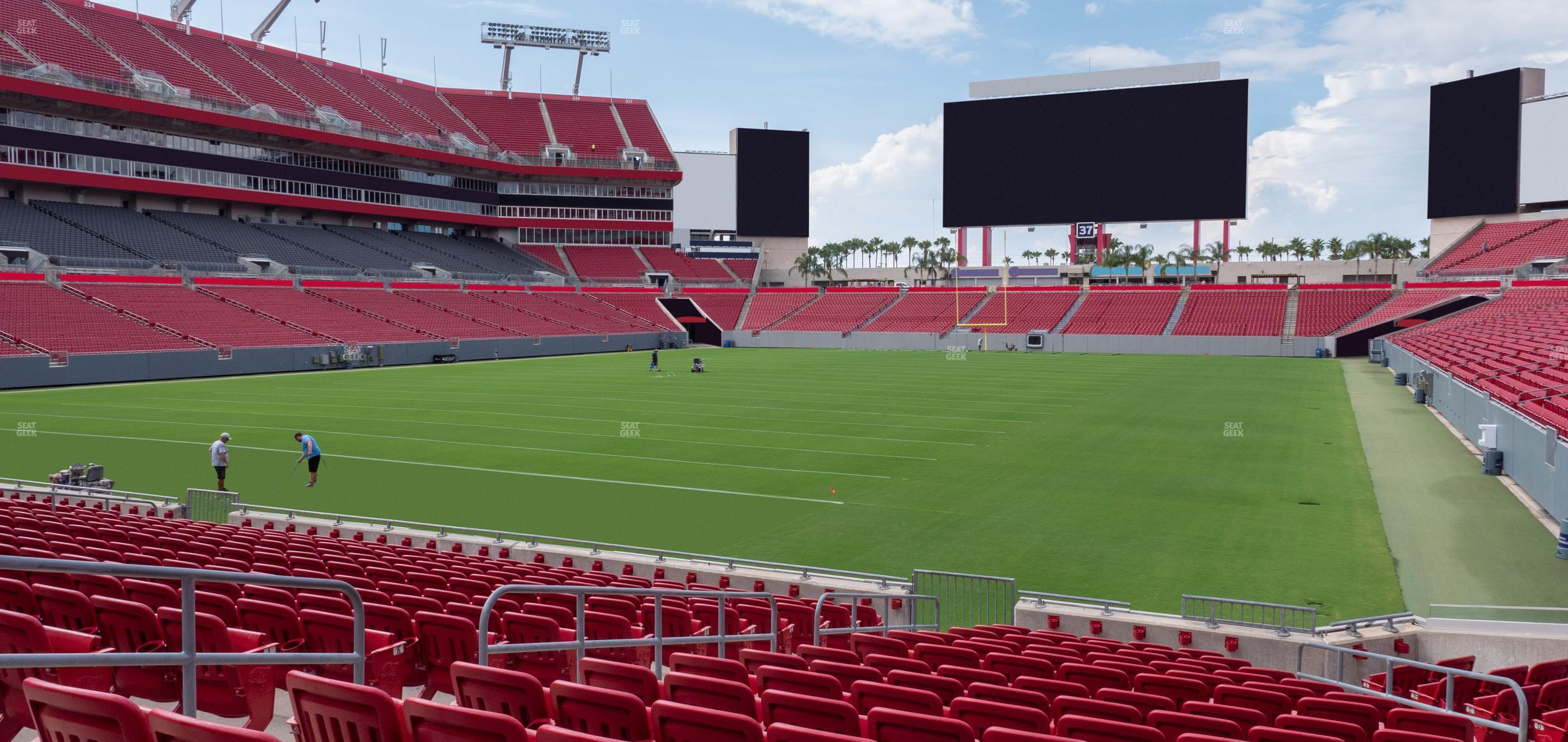 Seating view for Raymond James Stadium Section 151