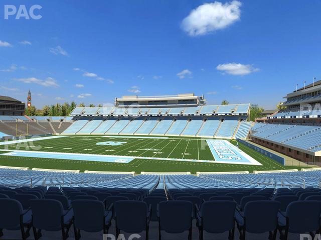 Seating view for Kenan Memorial Stadium Section 128