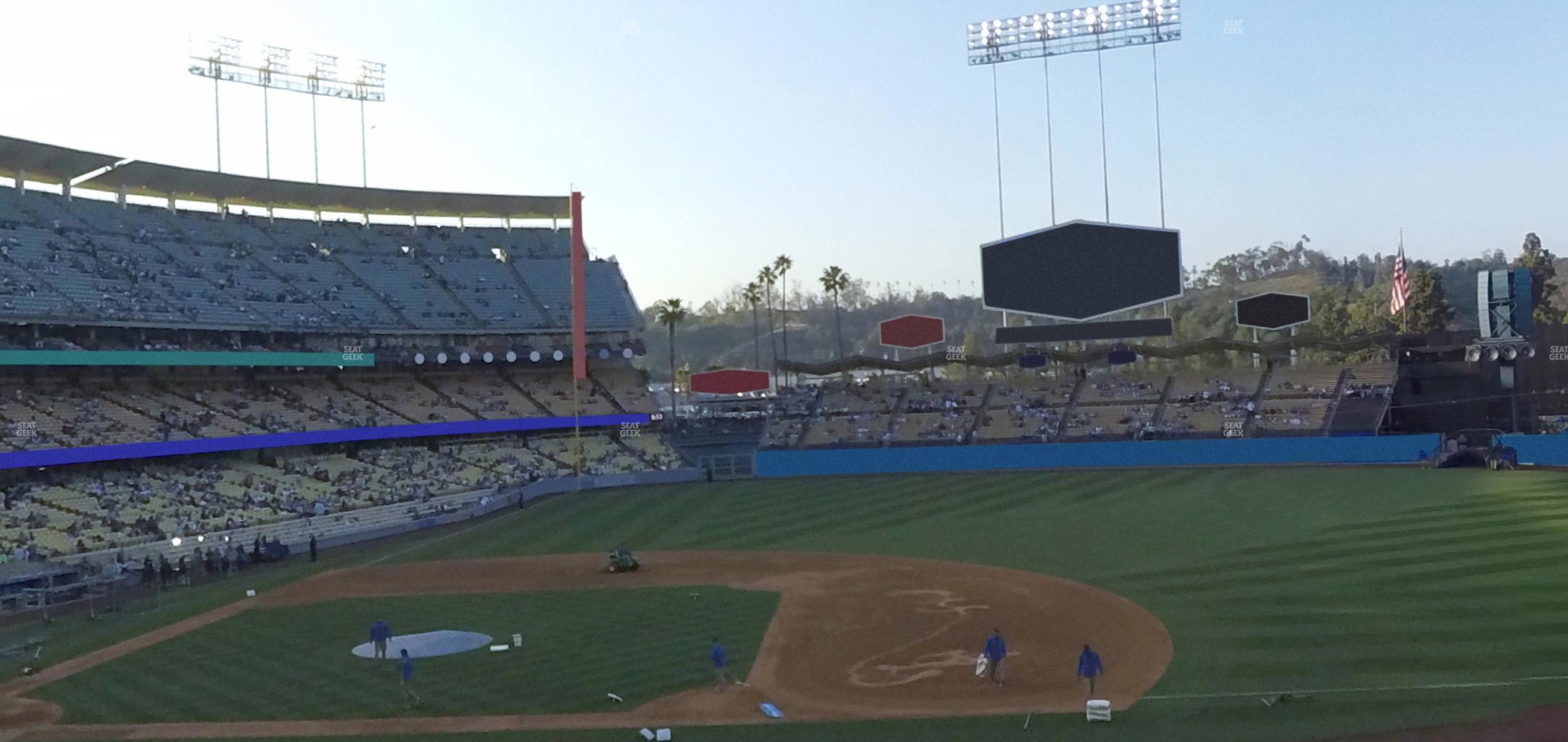 Seating view for Dodger Stadium Section 134 Lg