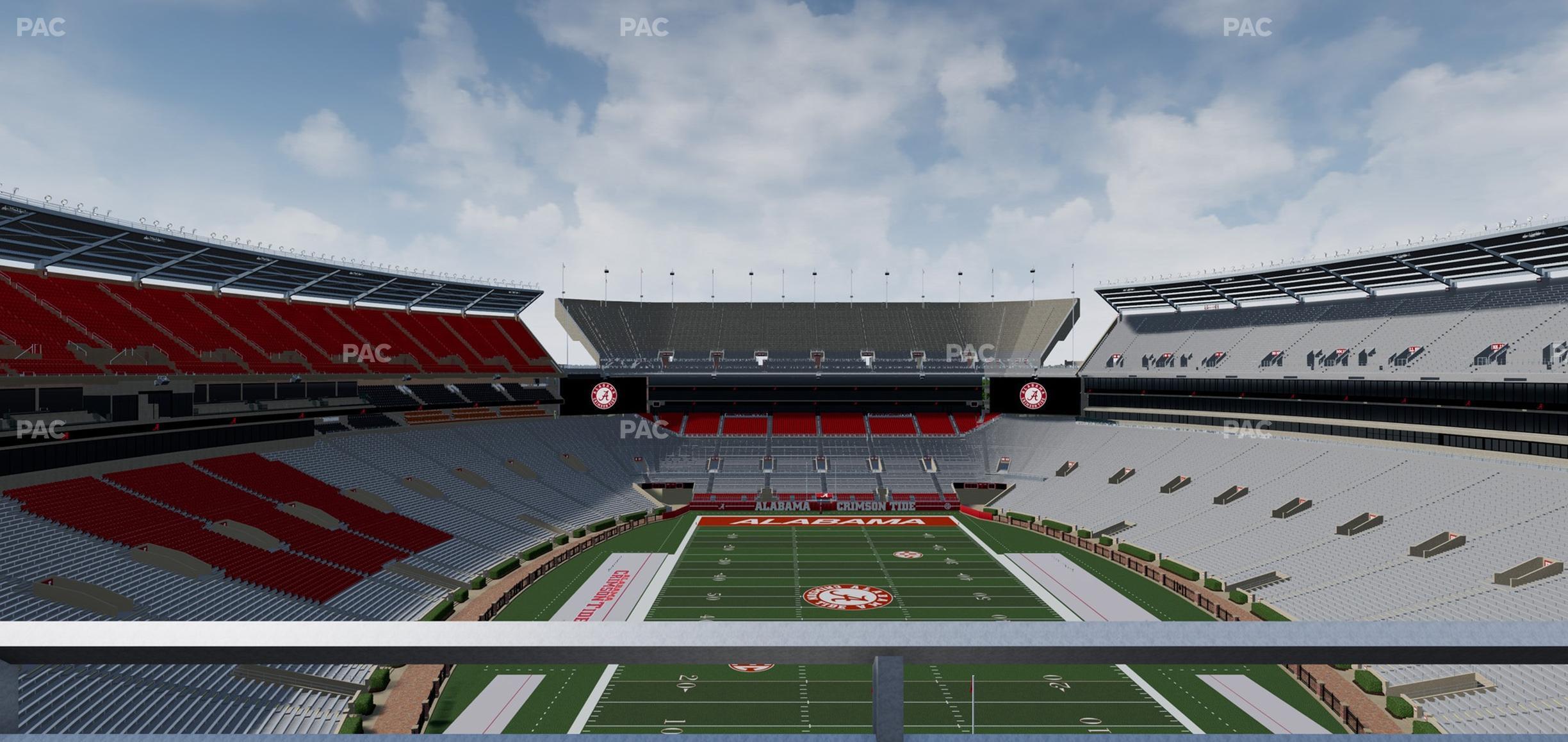 Seating view for Bryant Denny Stadium Section Ss 8