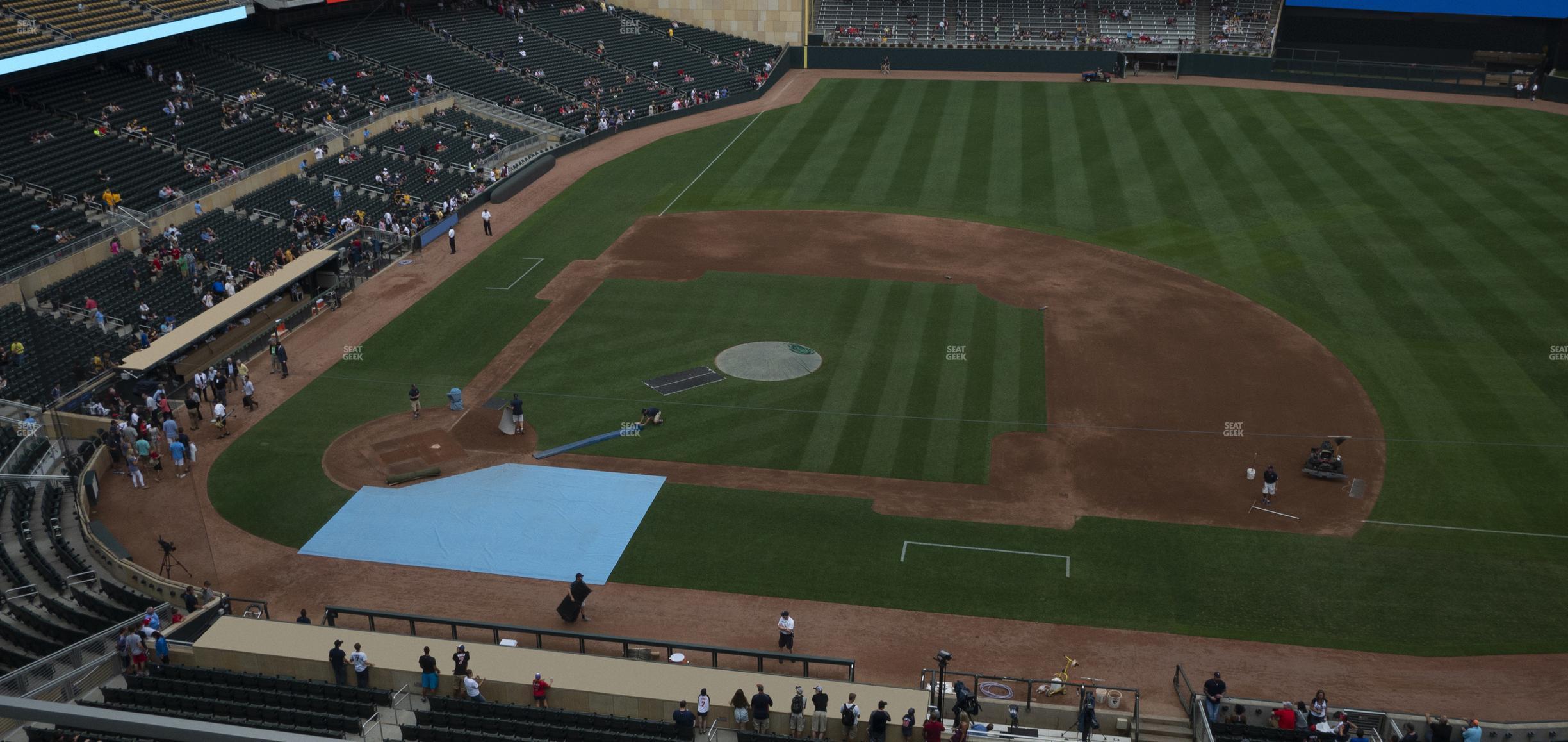 Seating view for Target Field Section 209