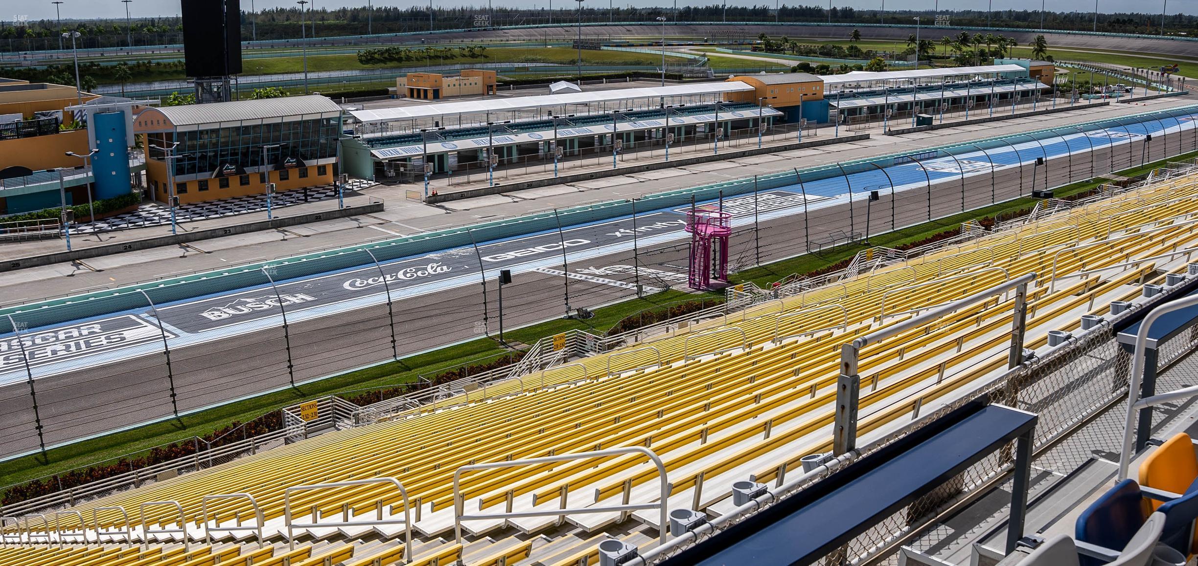 Seating view for Homestead-Miami Speedway Section Speedway Club 333