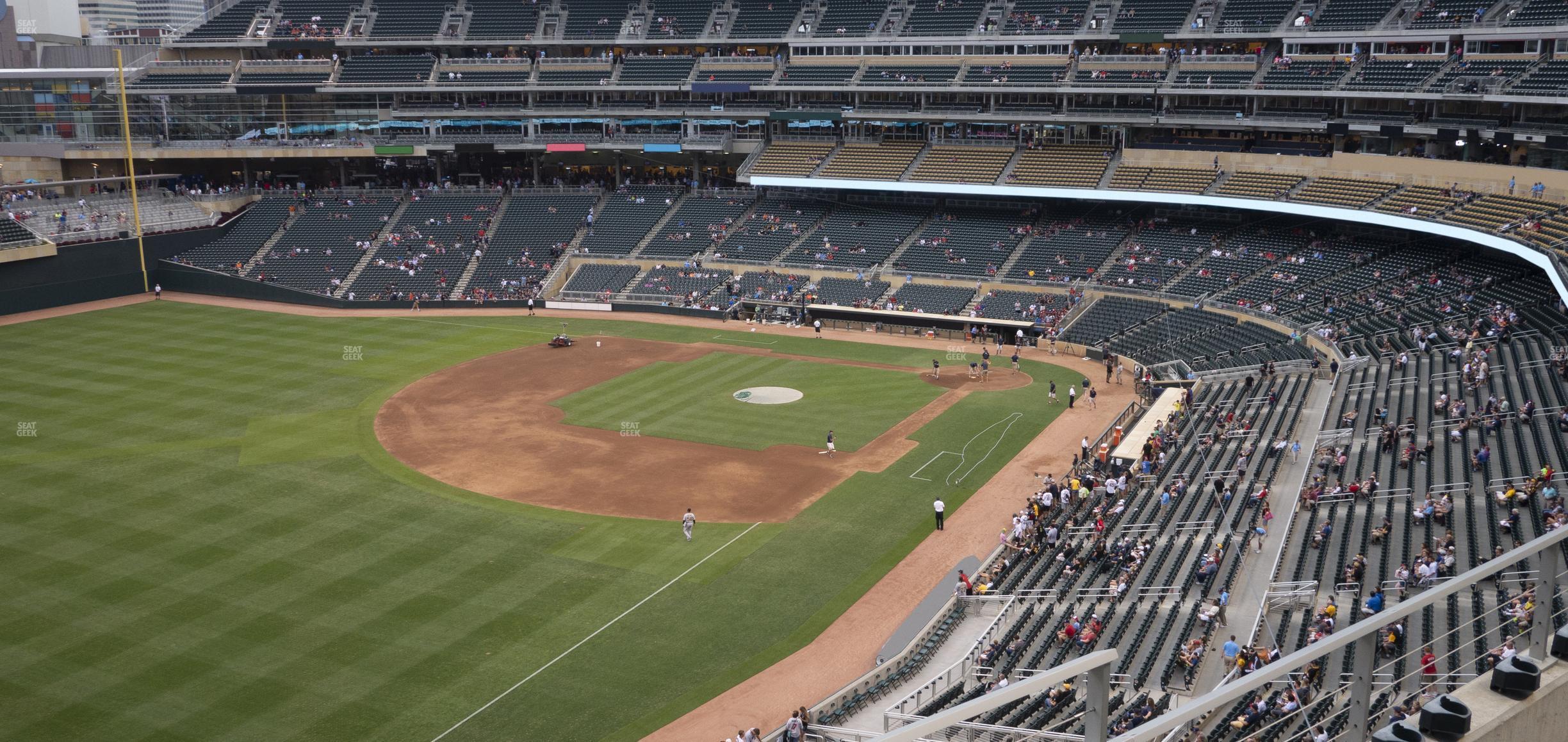 Seating view for Target Field Section 228