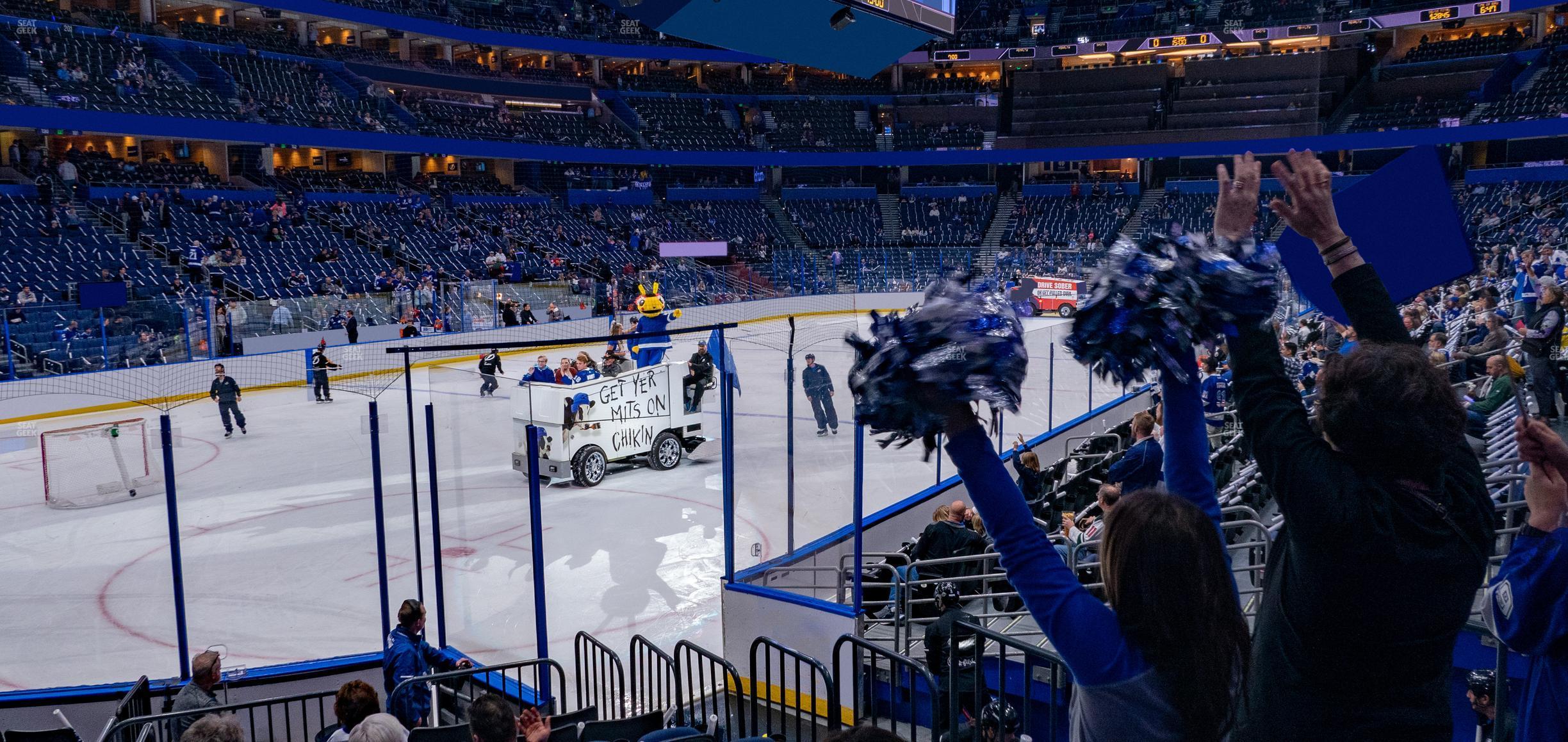 Seating view for Amalie Arena Section 120