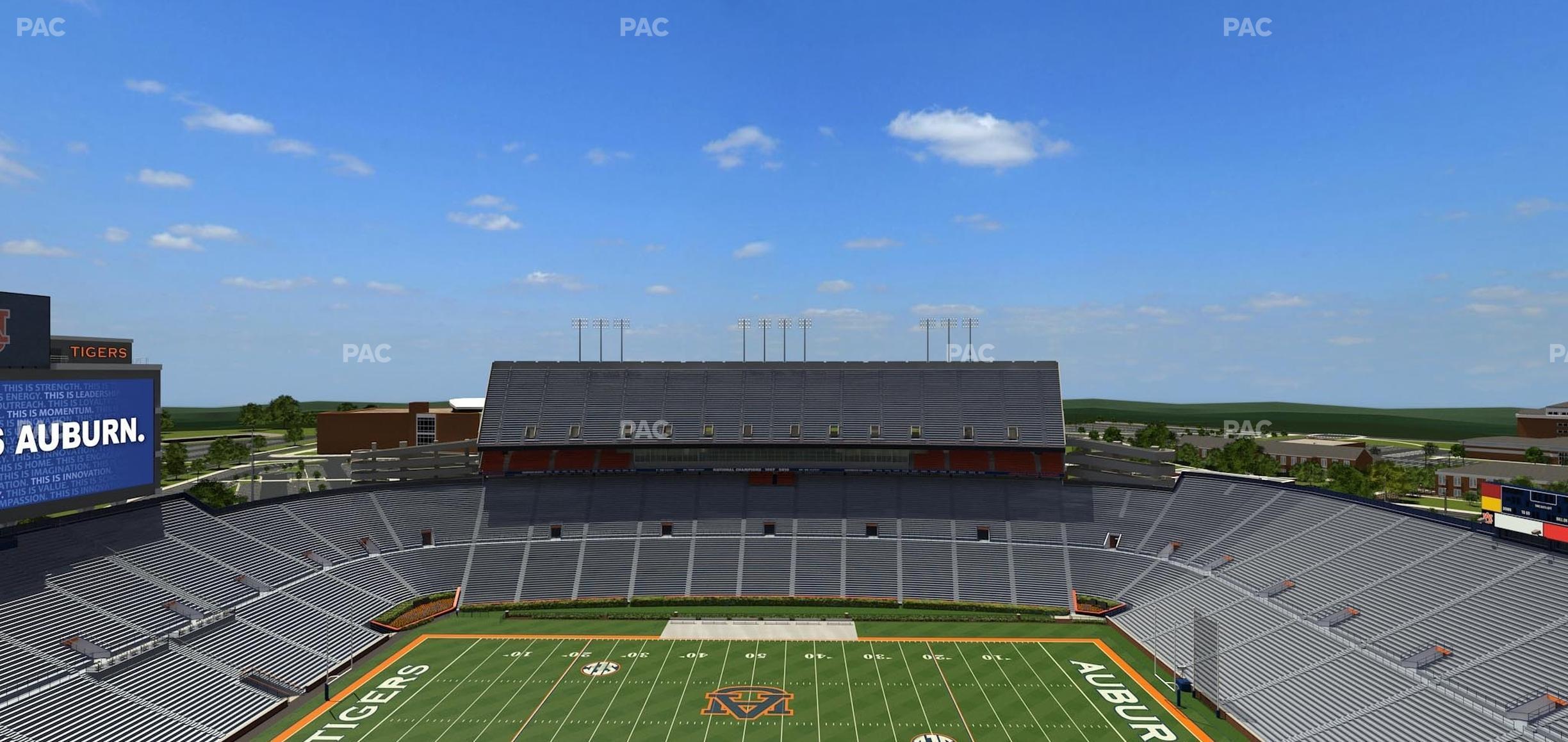 Seating view for Jordan-Hare Stadium Section 107