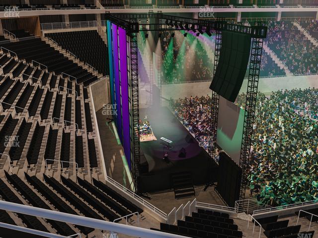 Seating view for Moody Center ATX Section Loge 4