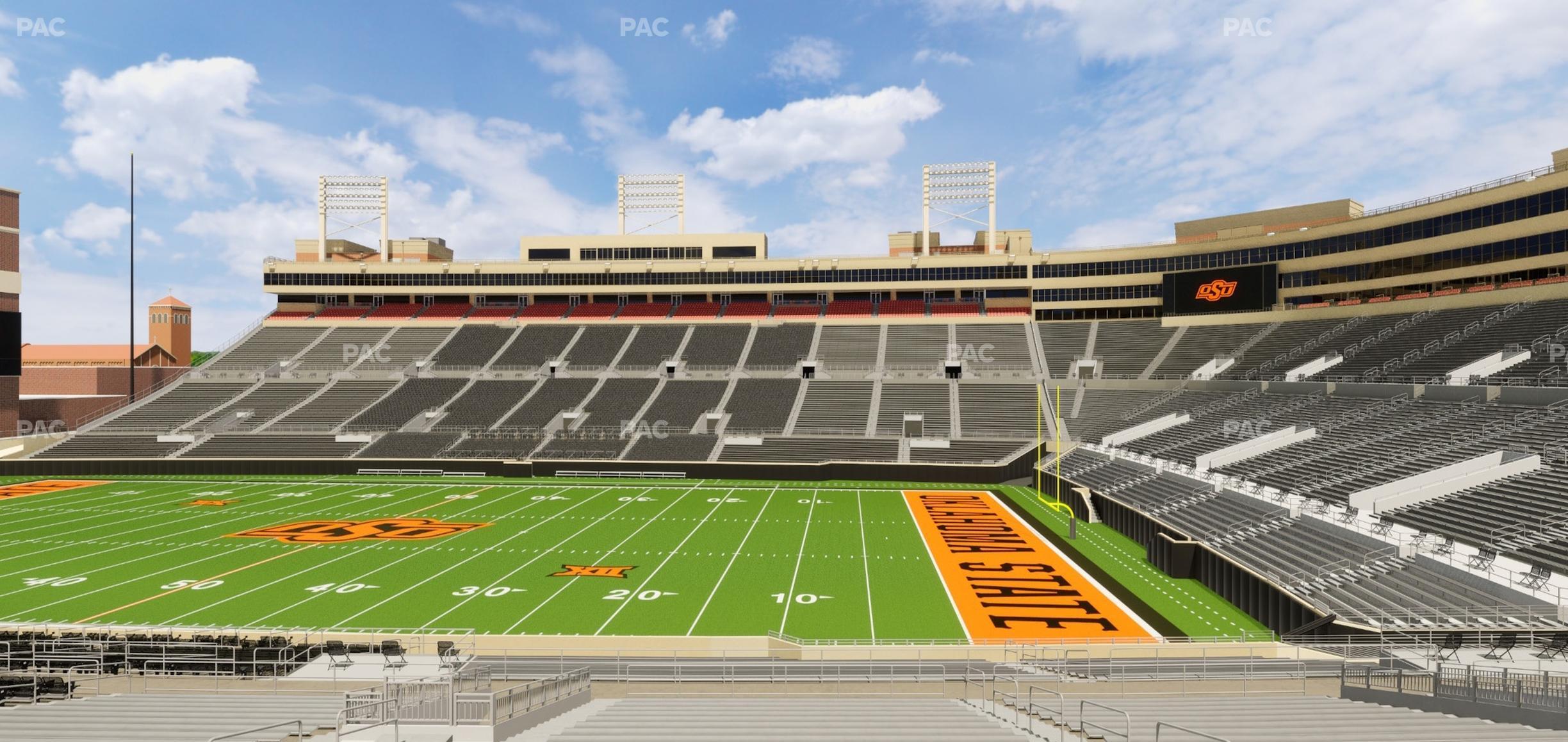 Seating view for Boone Pickens Stadium Section 132