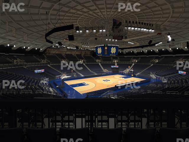 Seating view for Purcell Pavilion at the Joyce Center Section 112