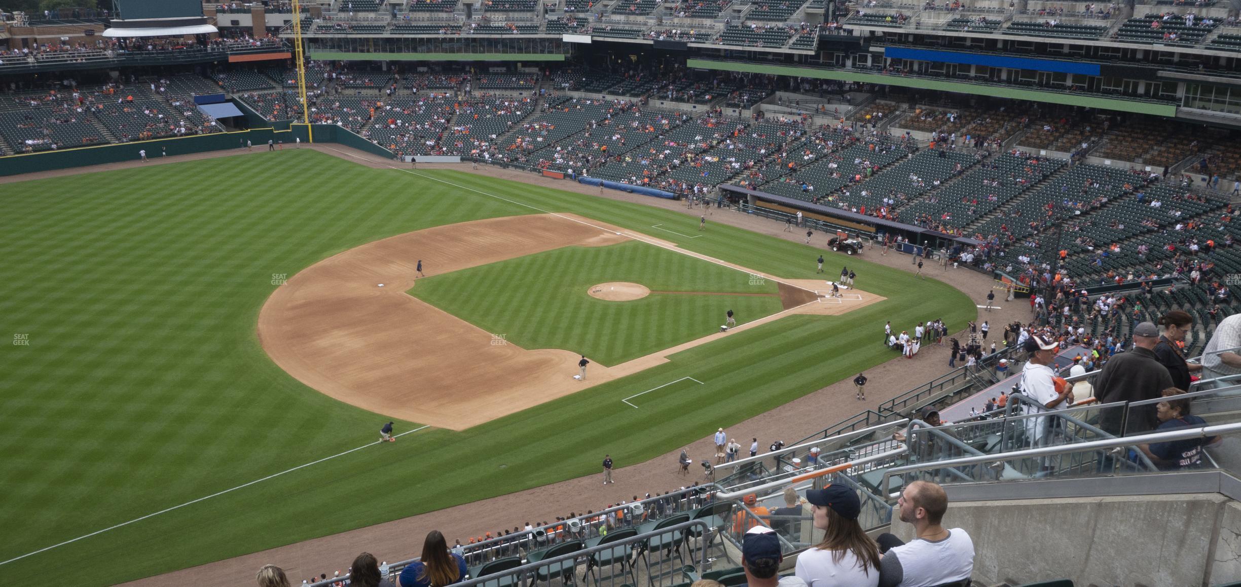 Seating view for Comerica Park Section 338