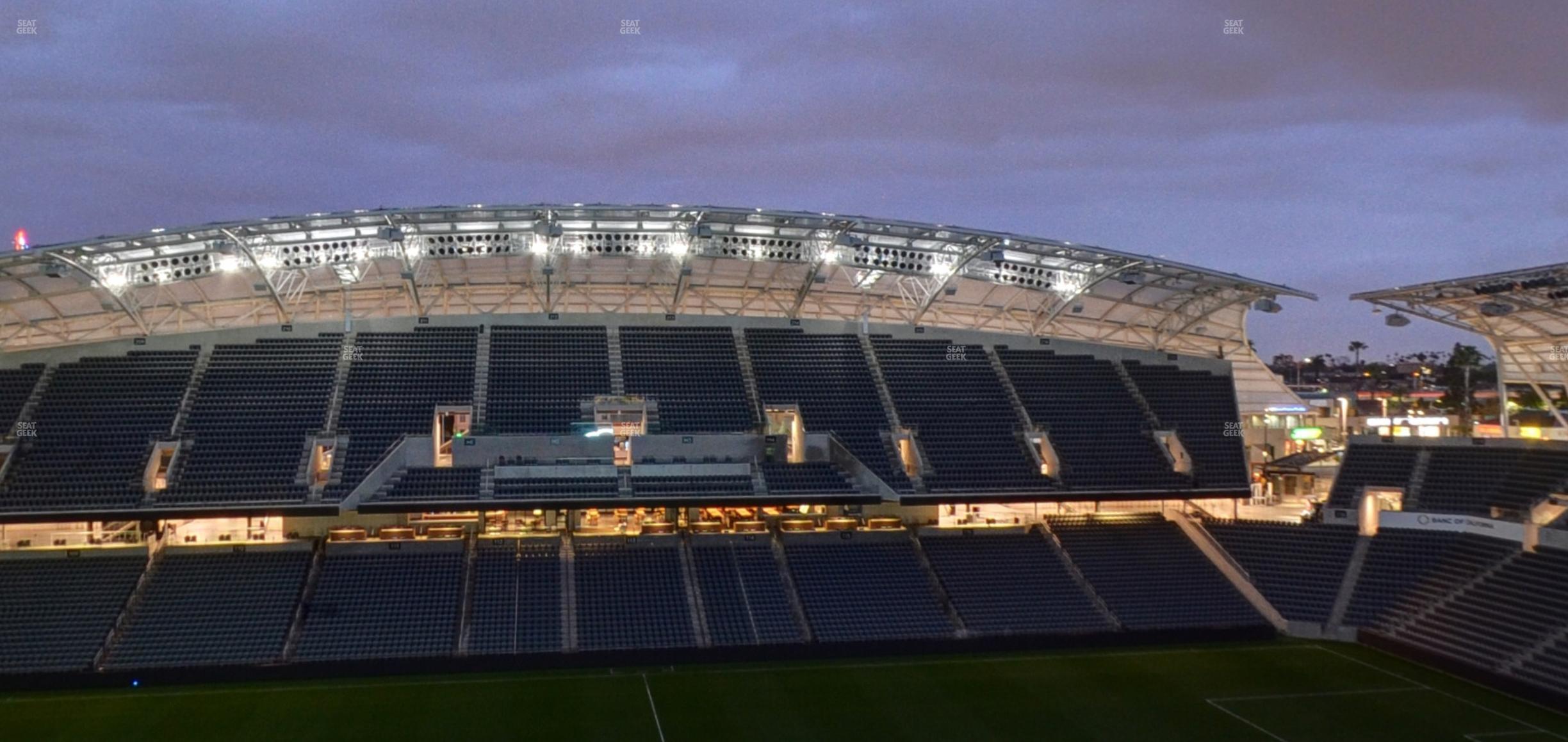 Seating view for BMO Stadium Section Sunset Deck Suite 5