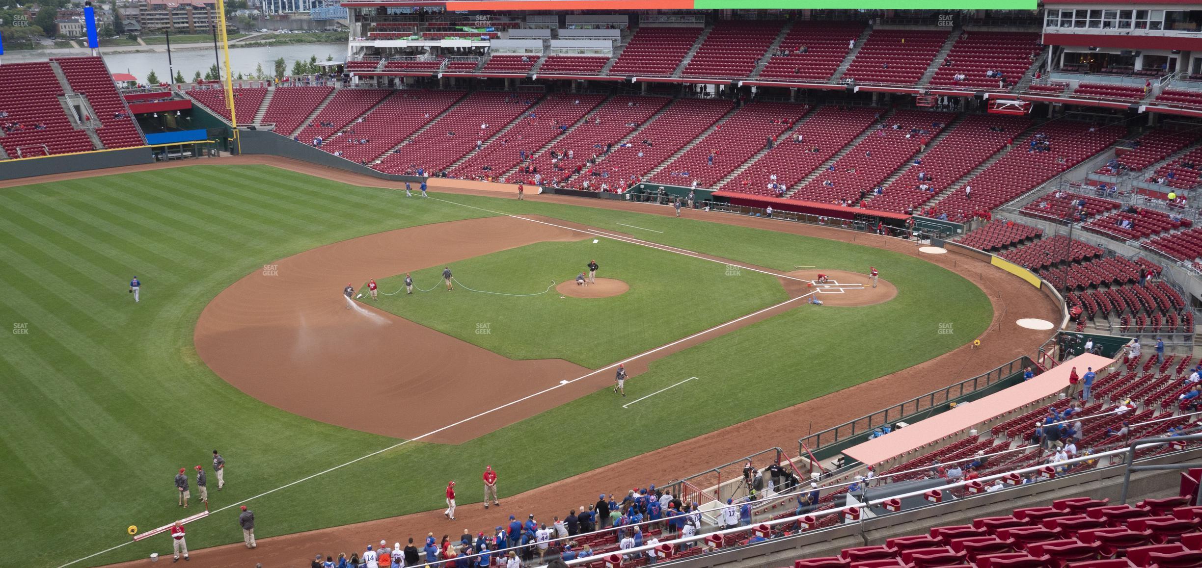 Seating view for Great American Ball Park Section 414