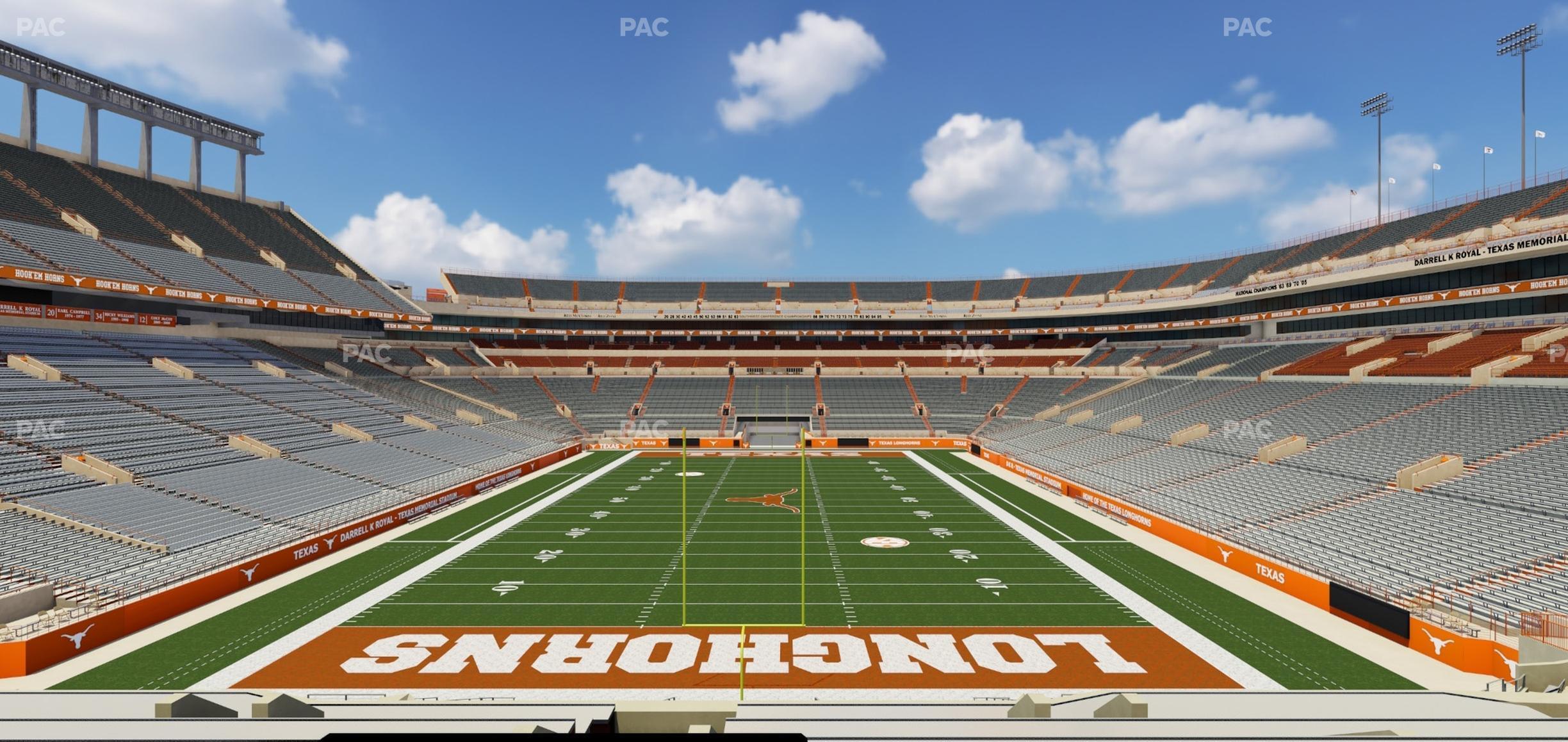 Seating view for Darrell K Royal - Texas Memorial Stadium Section 37 B