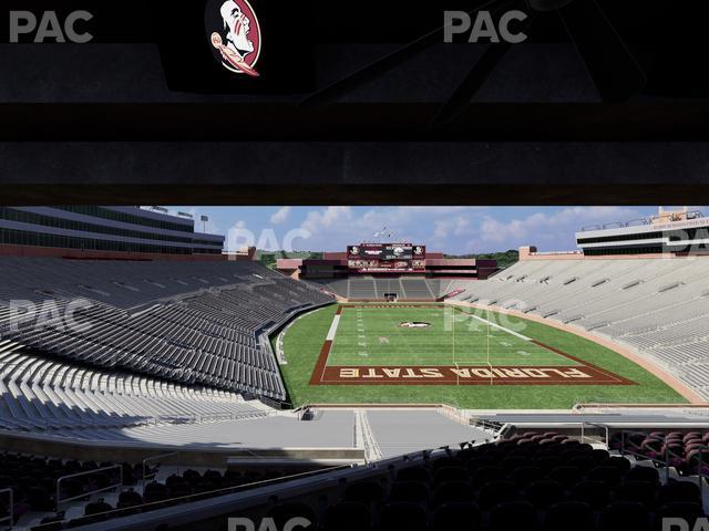 Seating view for Doak Campbell Stadium Section Club 223