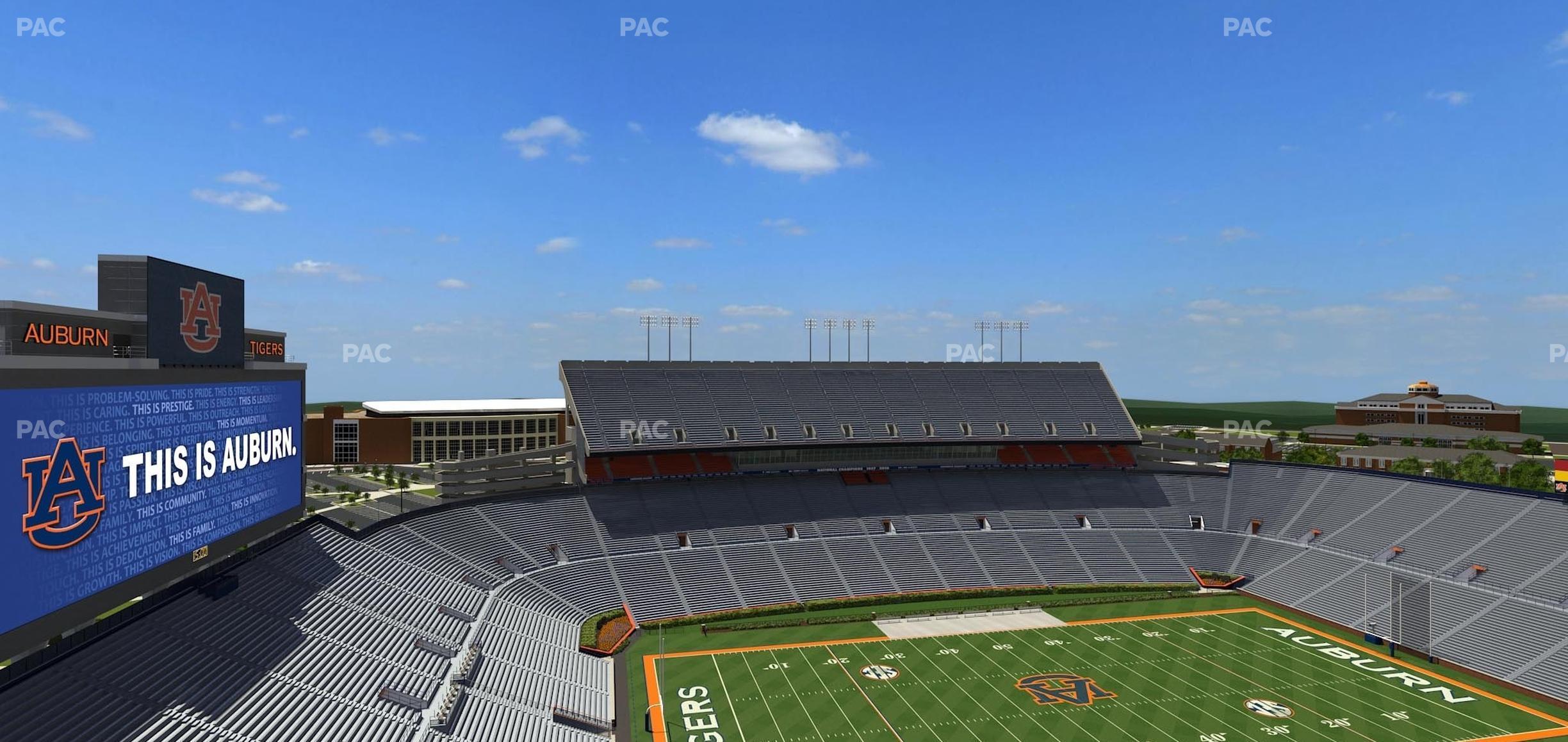 Seating view for Jordan-Hare Stadium Section 101