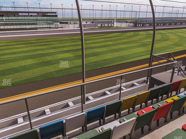 Seating view for Daytona International Speedway Section Front 146