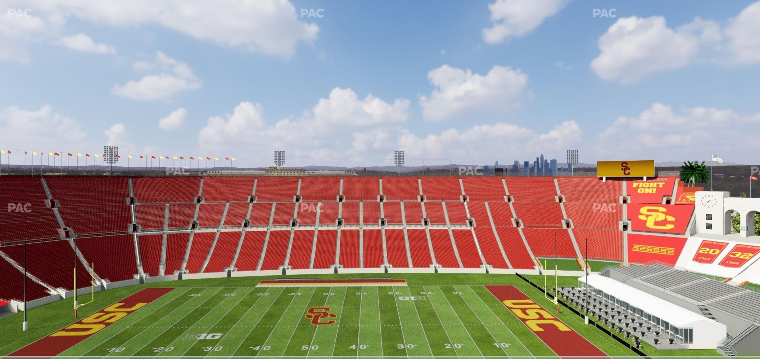 Seating view for Los Angeles Memorial Coliseum Section Suite 509