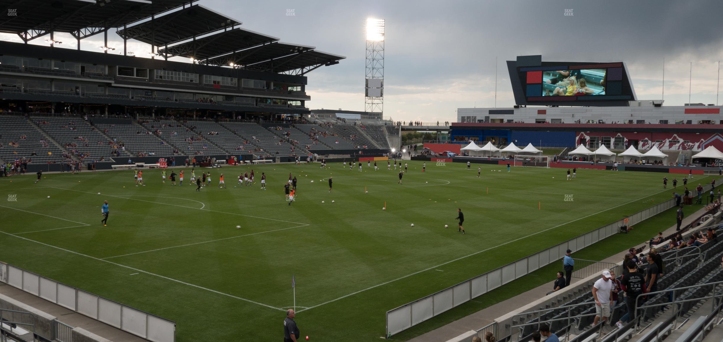 Seating view for Dick's Sporting Goods Park Section 113