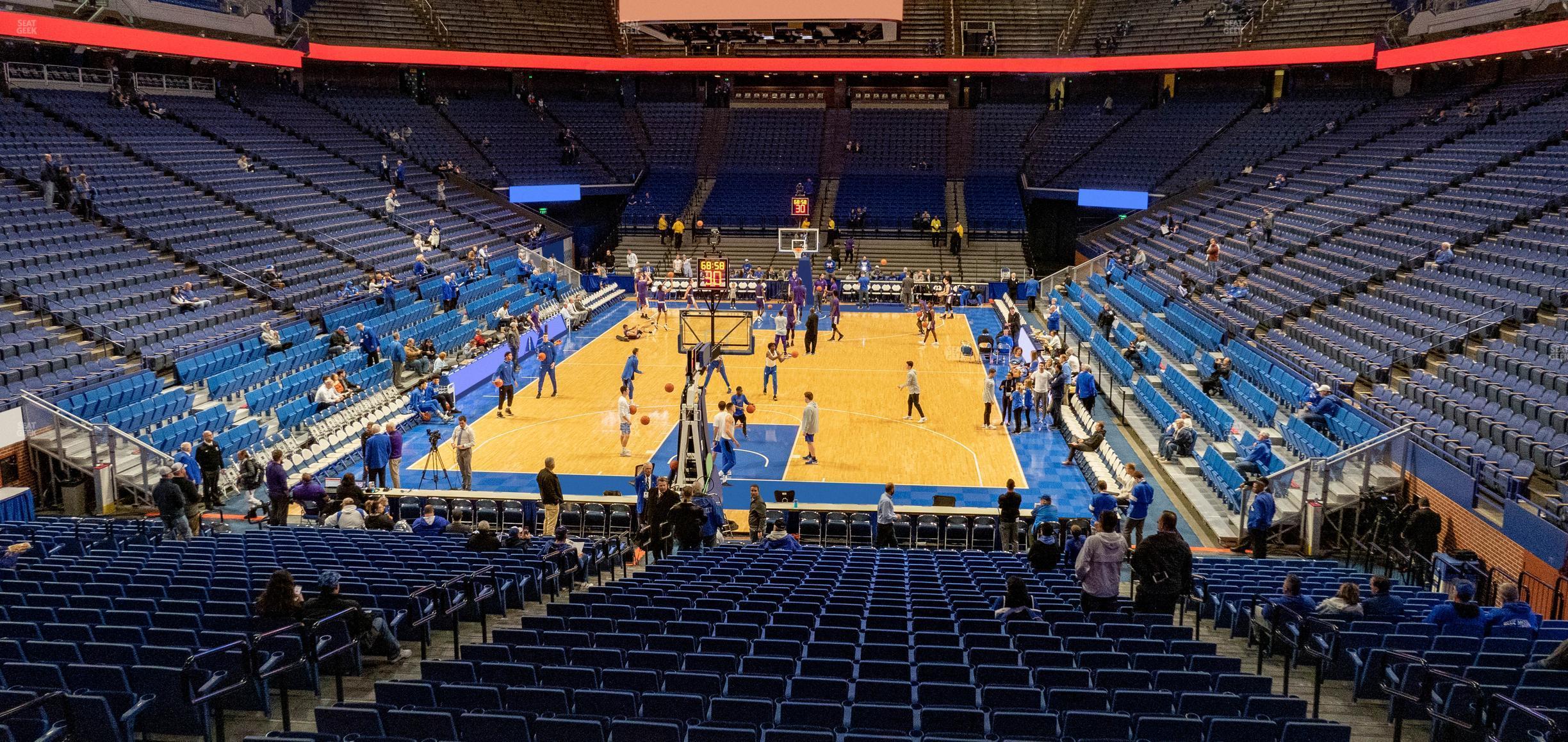 Seating view for Rupp Arena Section 22