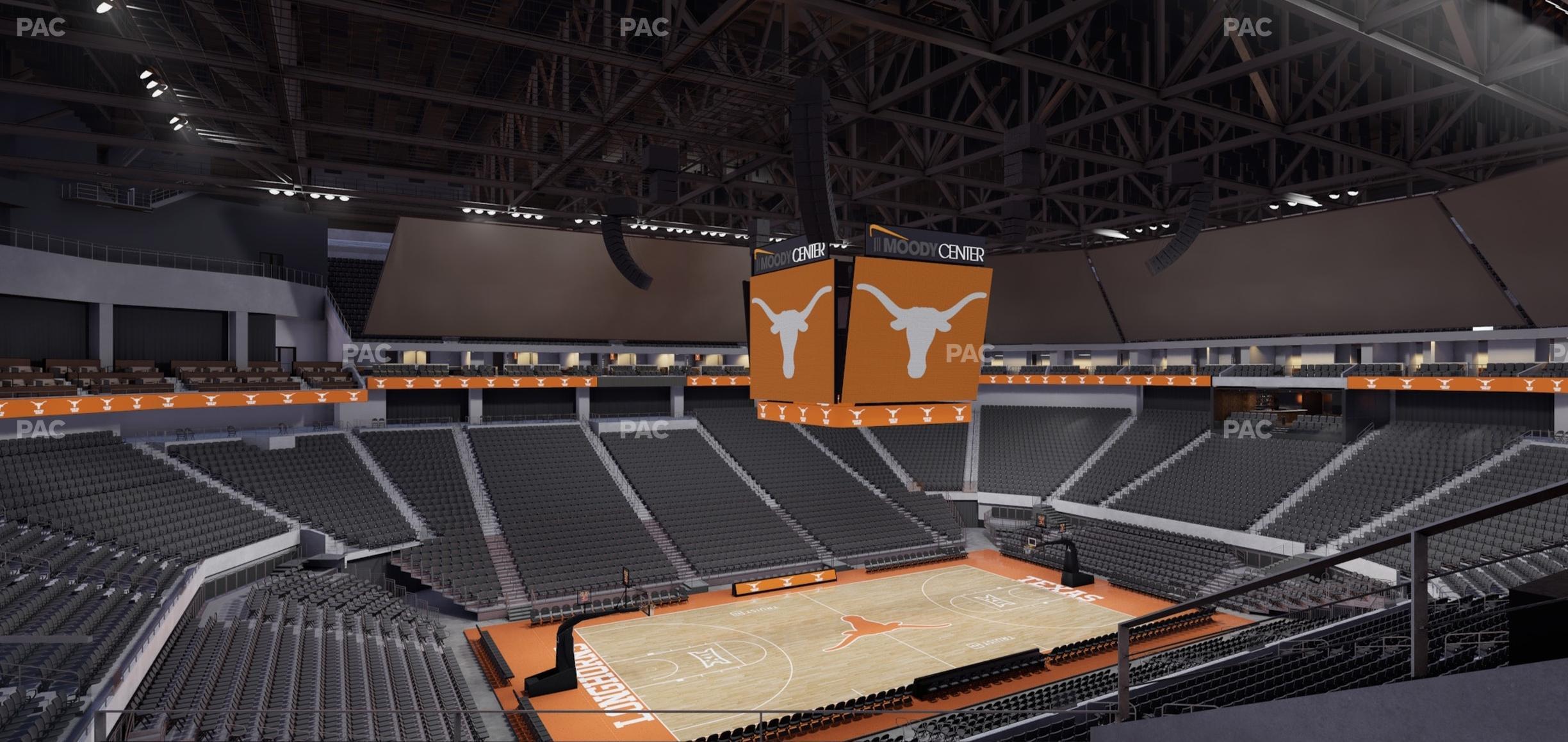 Seating view for Moody Center ATX Section Loge 1