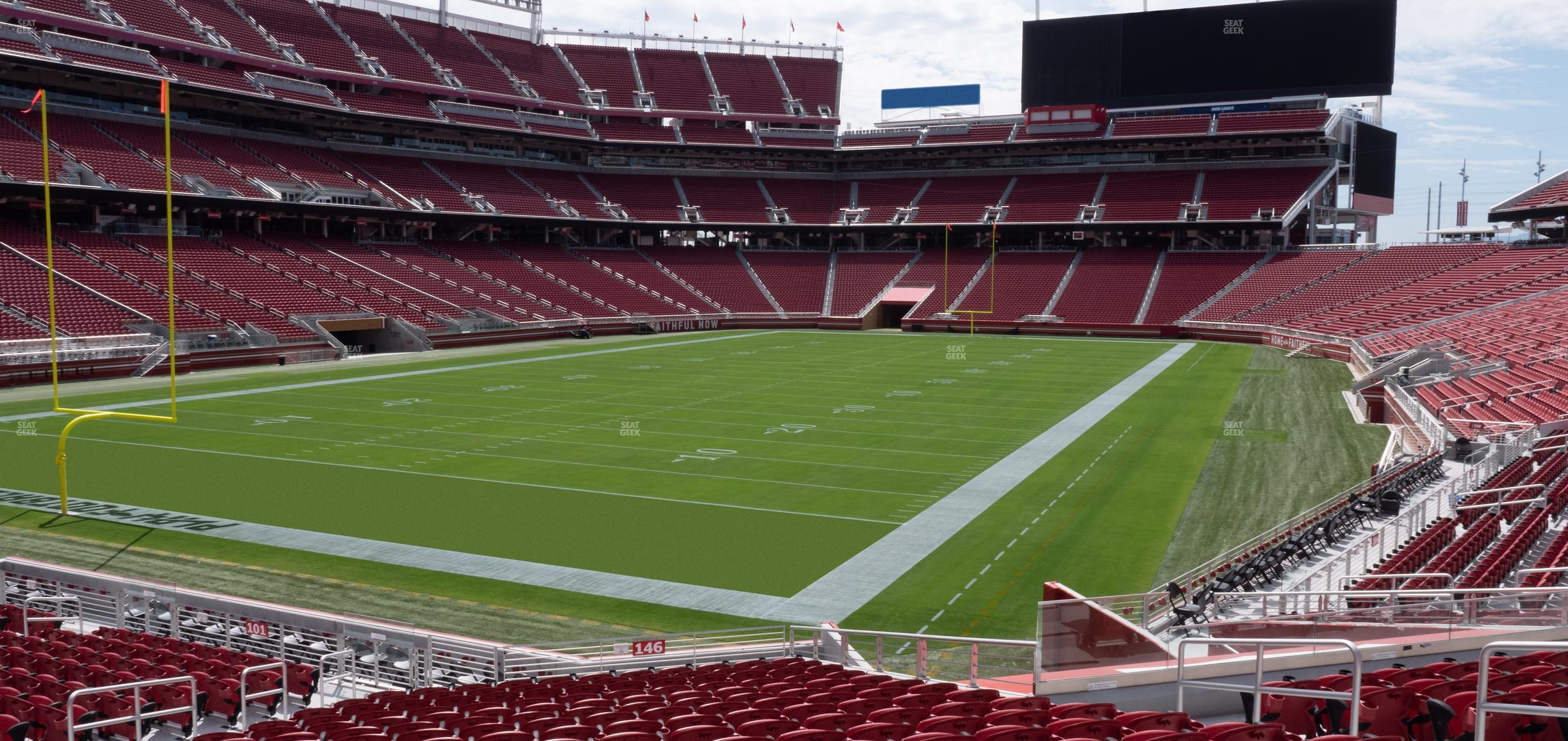 Seating view for Levi's Stadium Section 146