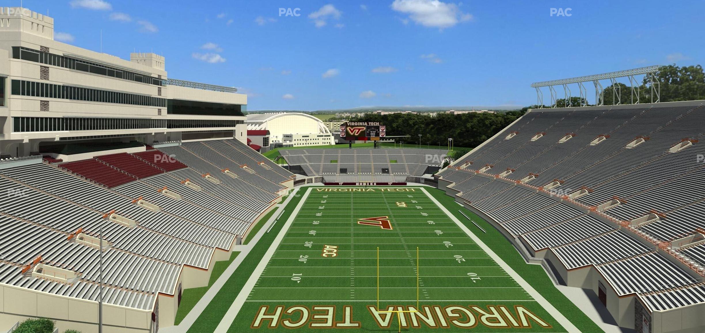 Seating view for Lane Stadium Section 506