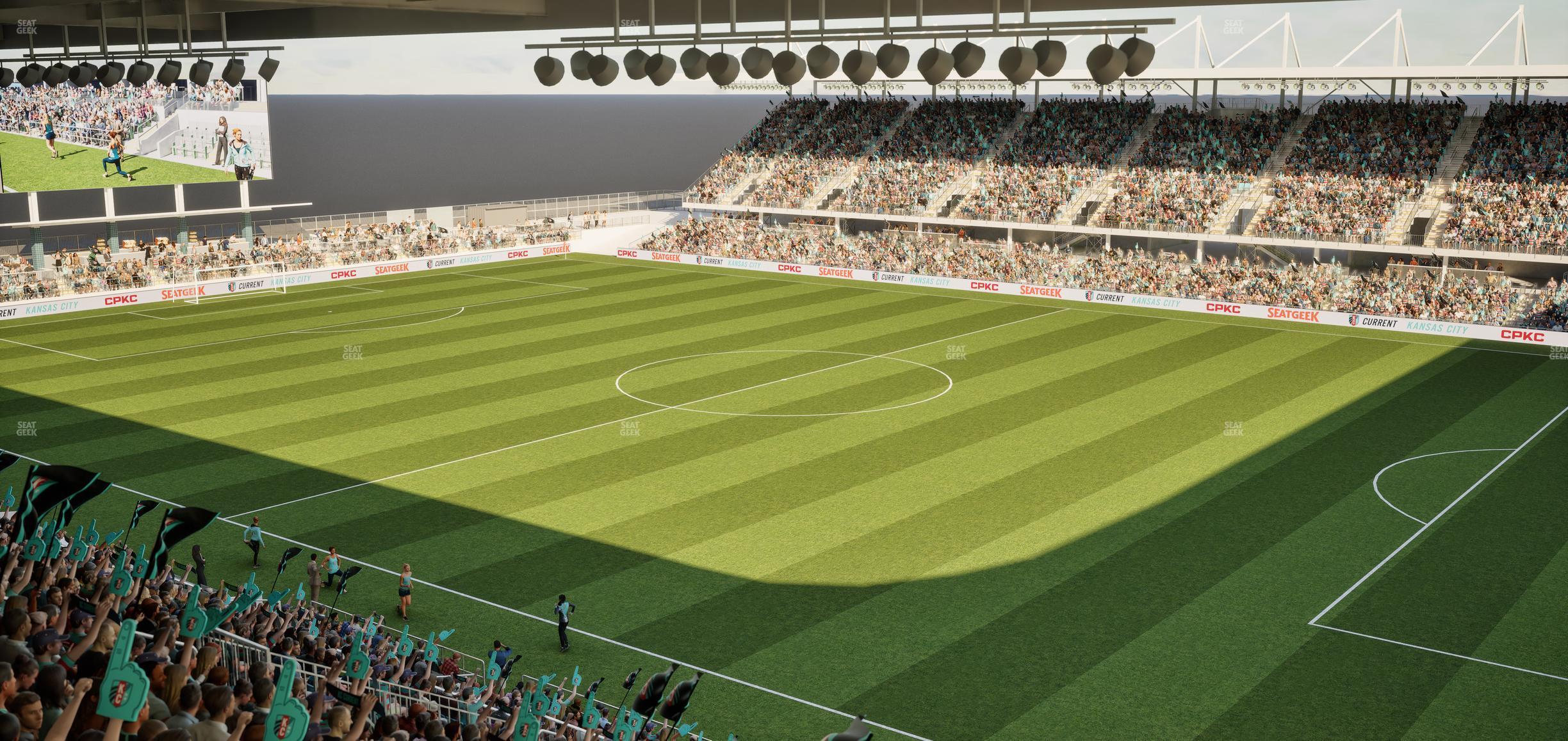 Seating view for CPKC Stadium Section South Perch