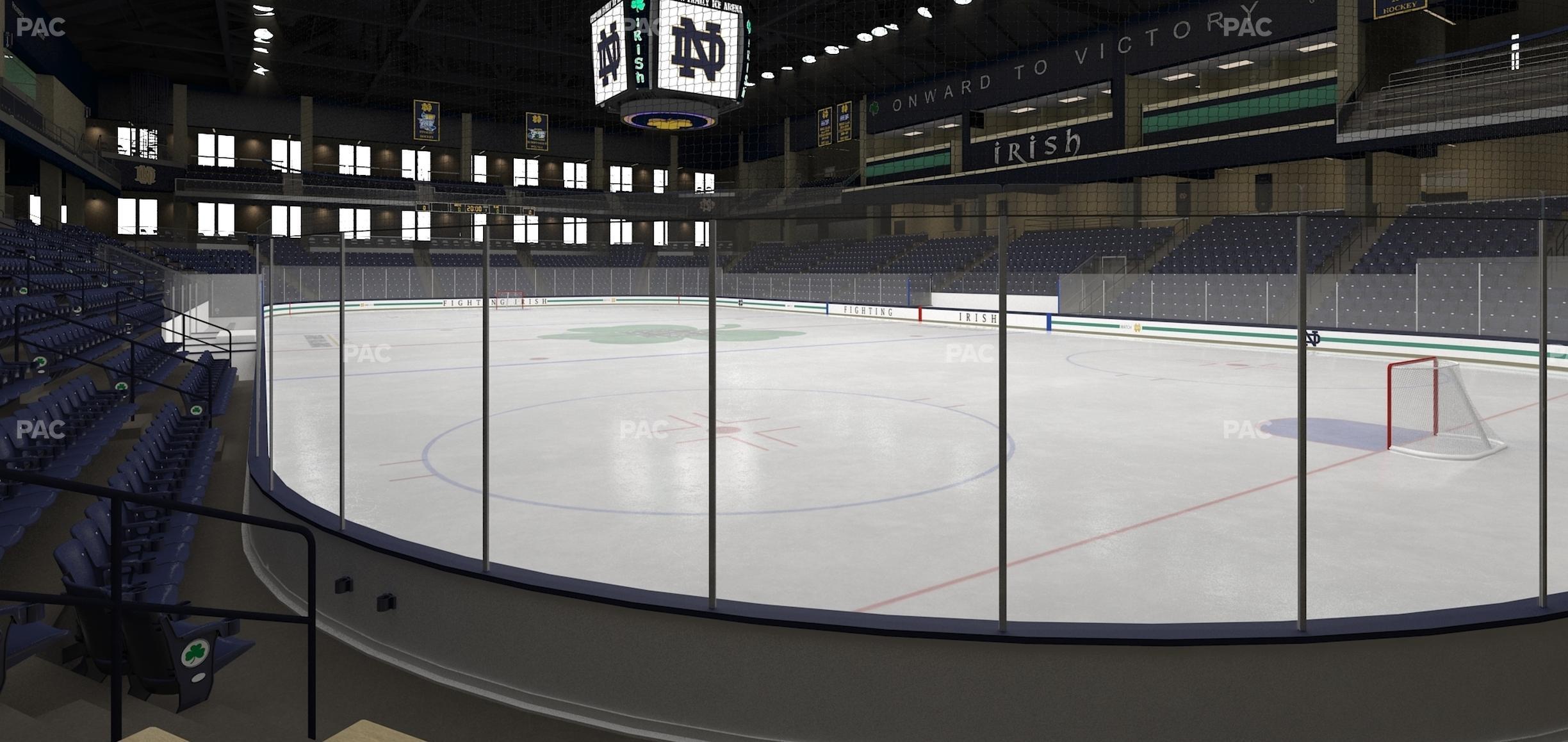 Seating view for Compton Family Ice Arena Section 2