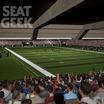 Preview of Seating view for Caesars Superdome Section 104