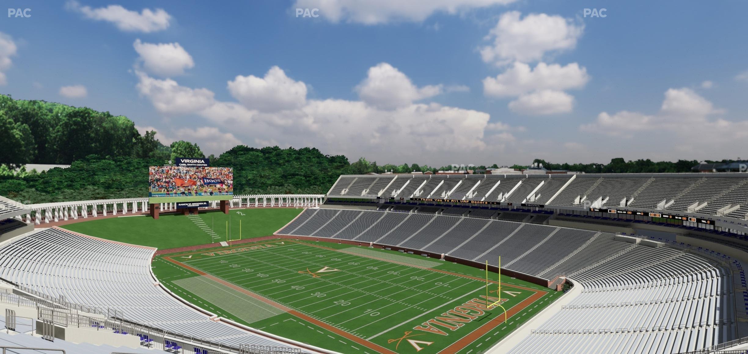 Seating view for Scott Stadium Section 526