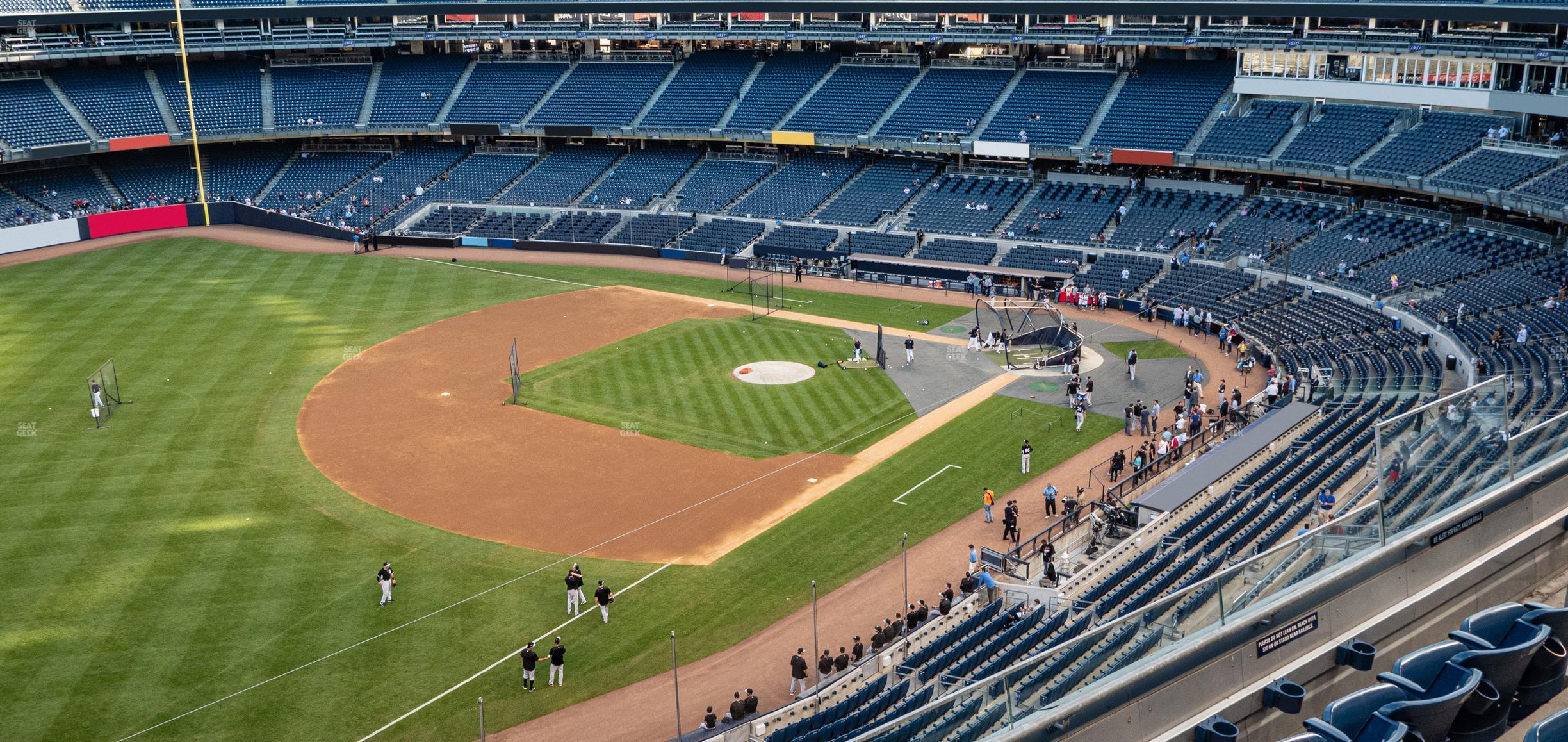 Seating view for Yankee Stadium Section Budweiser Party Deck