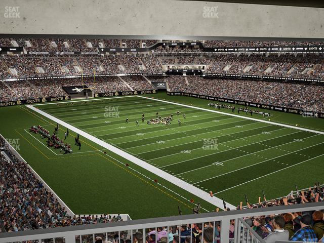 Seating view for Caesars Superdome Section Suite 310