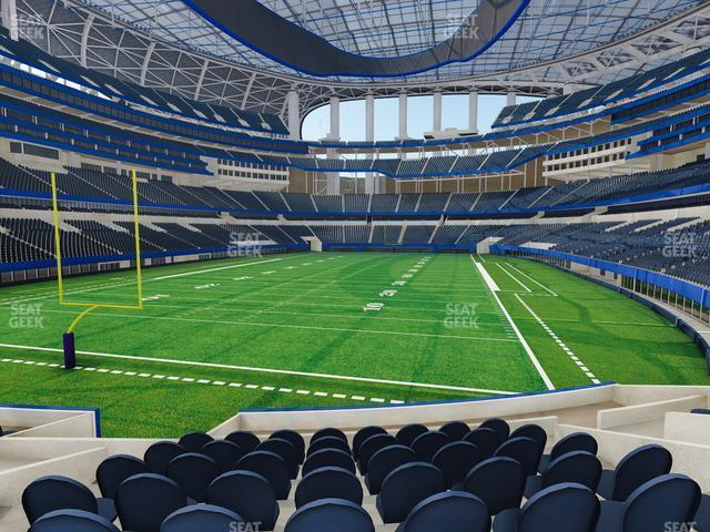 Seating view for SoFi Stadium Section 123