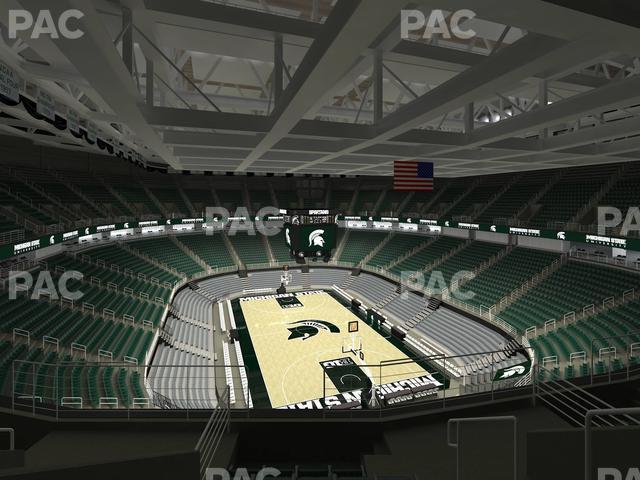 Seating view for Jack Breslin Student Events Center Section 220