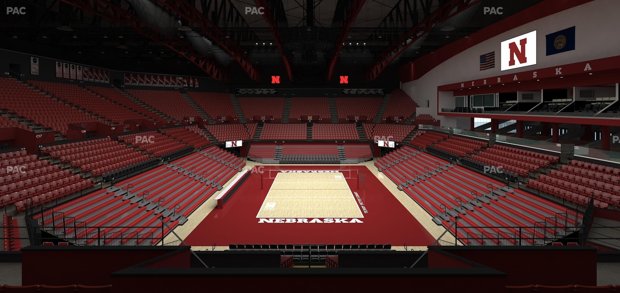 Seating view for Bob Devaney Sports Center Section C 12