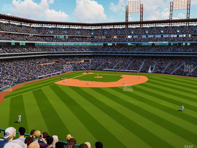 Seating view for Citizens Bank Park Section 201