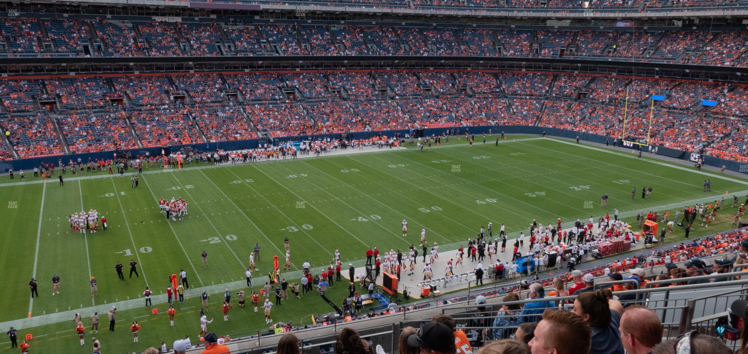 Seating view for Empower Field at Mile High Section 341