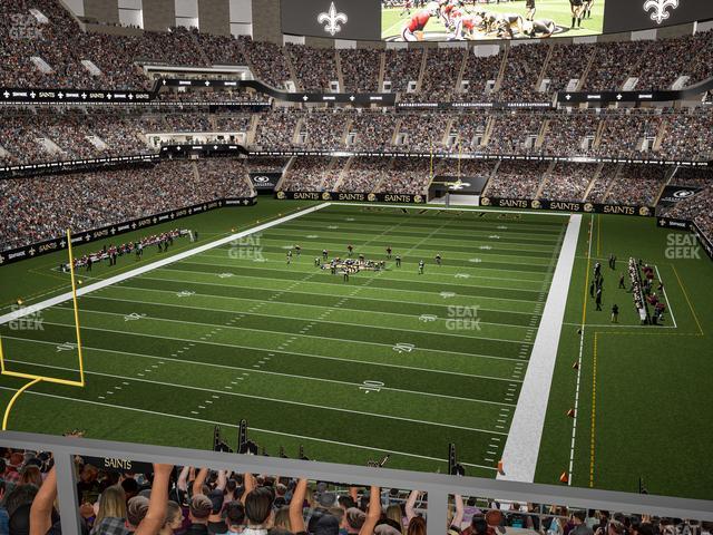 Seating view for Caesars Superdome Section Suite 385