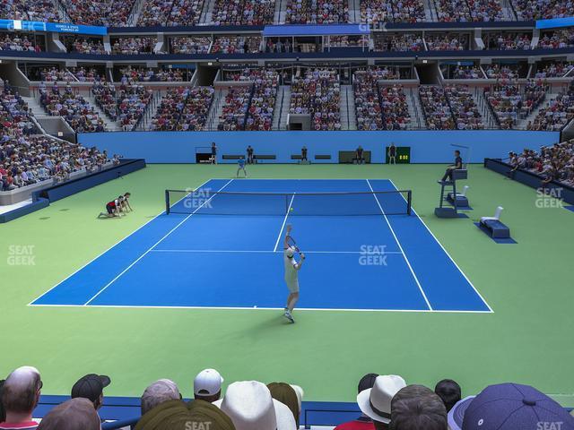 Seating view for Arthur Ashe Stadium Section 36